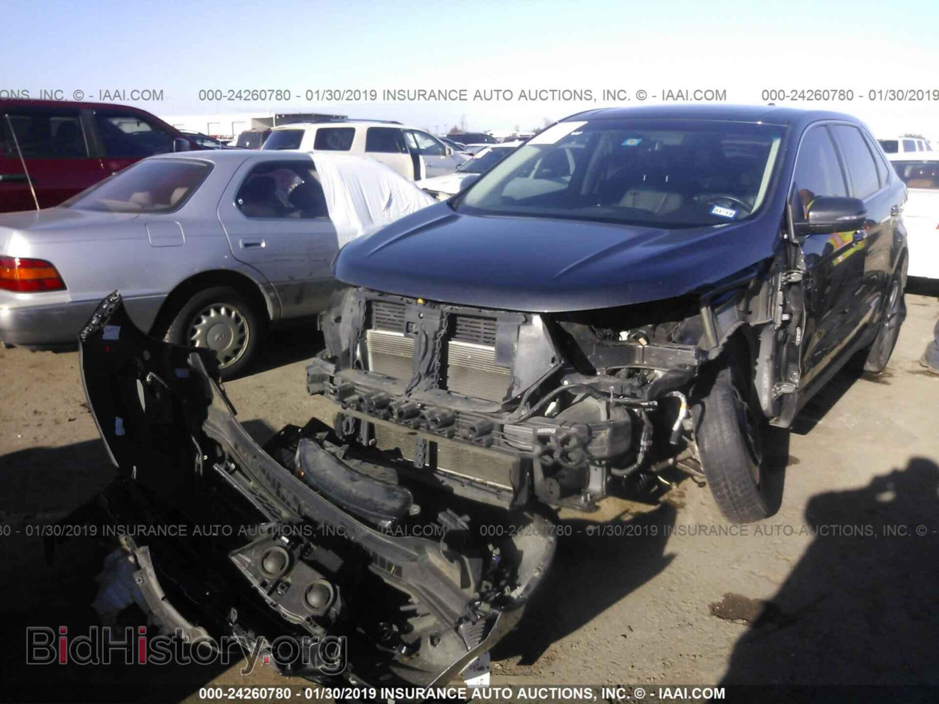 2015 FORD EDGE - VIN: 2FMPK3K82FBB05977 - Фото 2