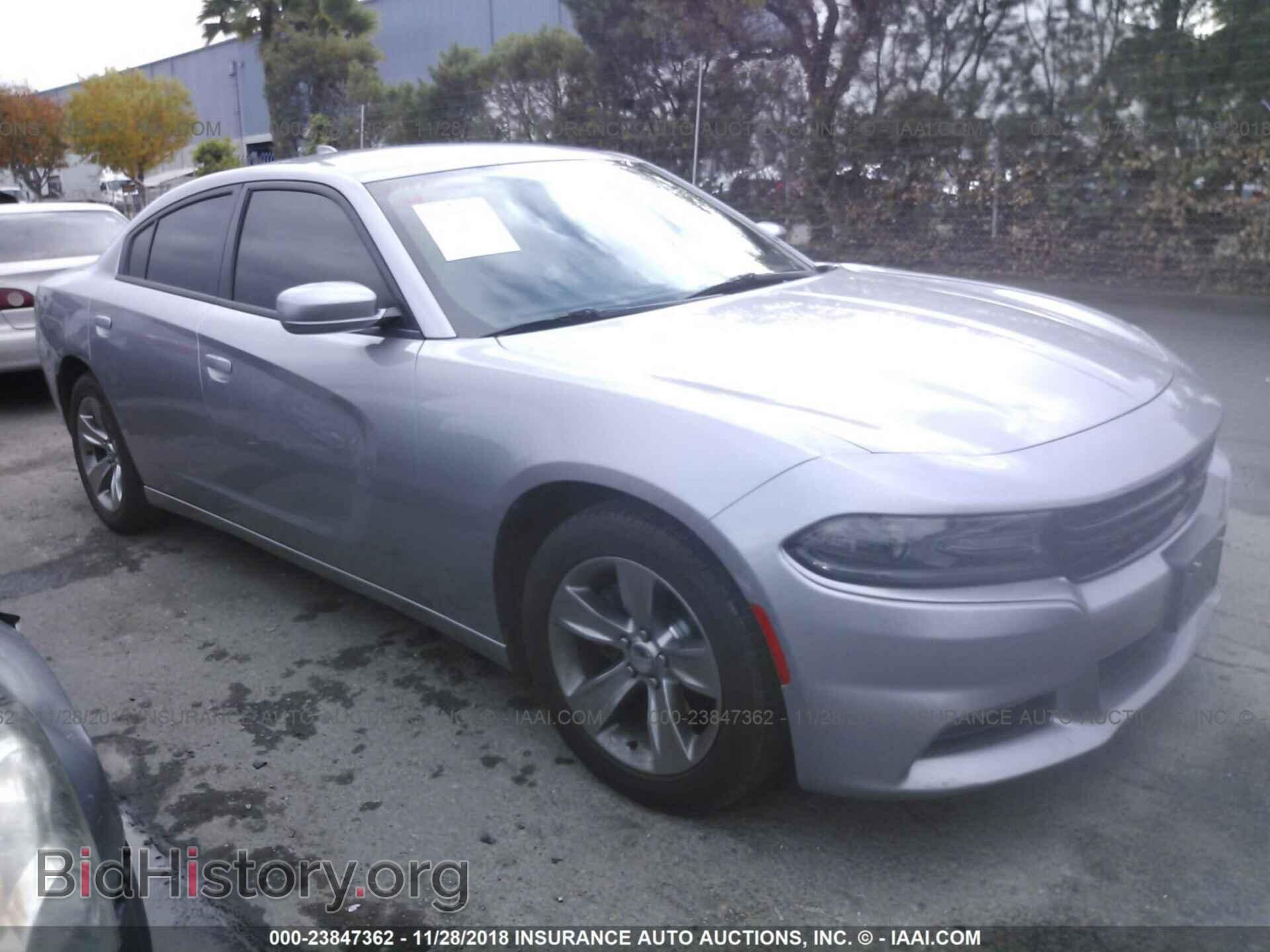 Photo 2C3CDXHG9FH869975 - DODGE CHARGER 2015