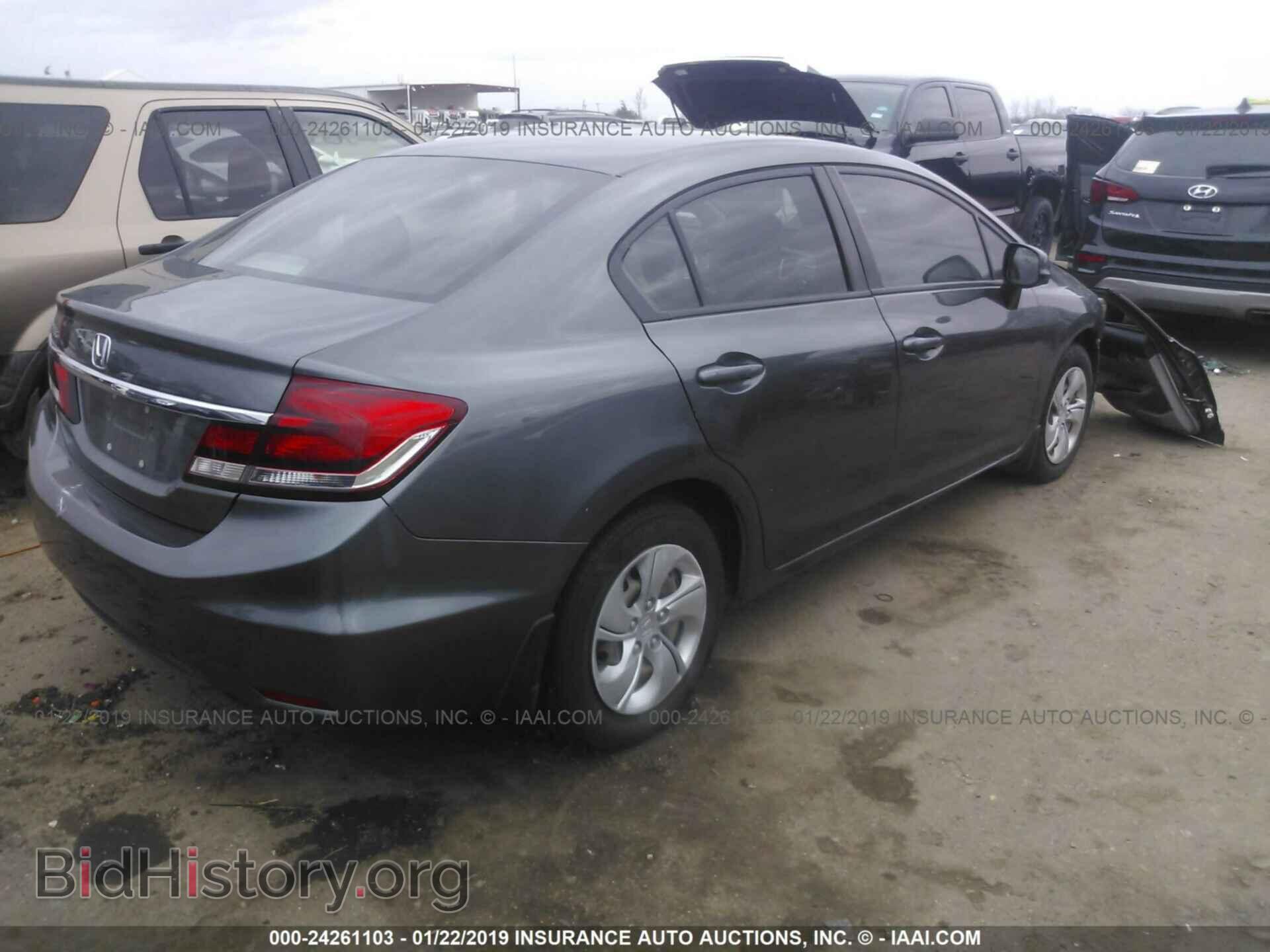 2013 HONDA CIVIC - VIN: 19XFB2F57DE078937 - Фото 4