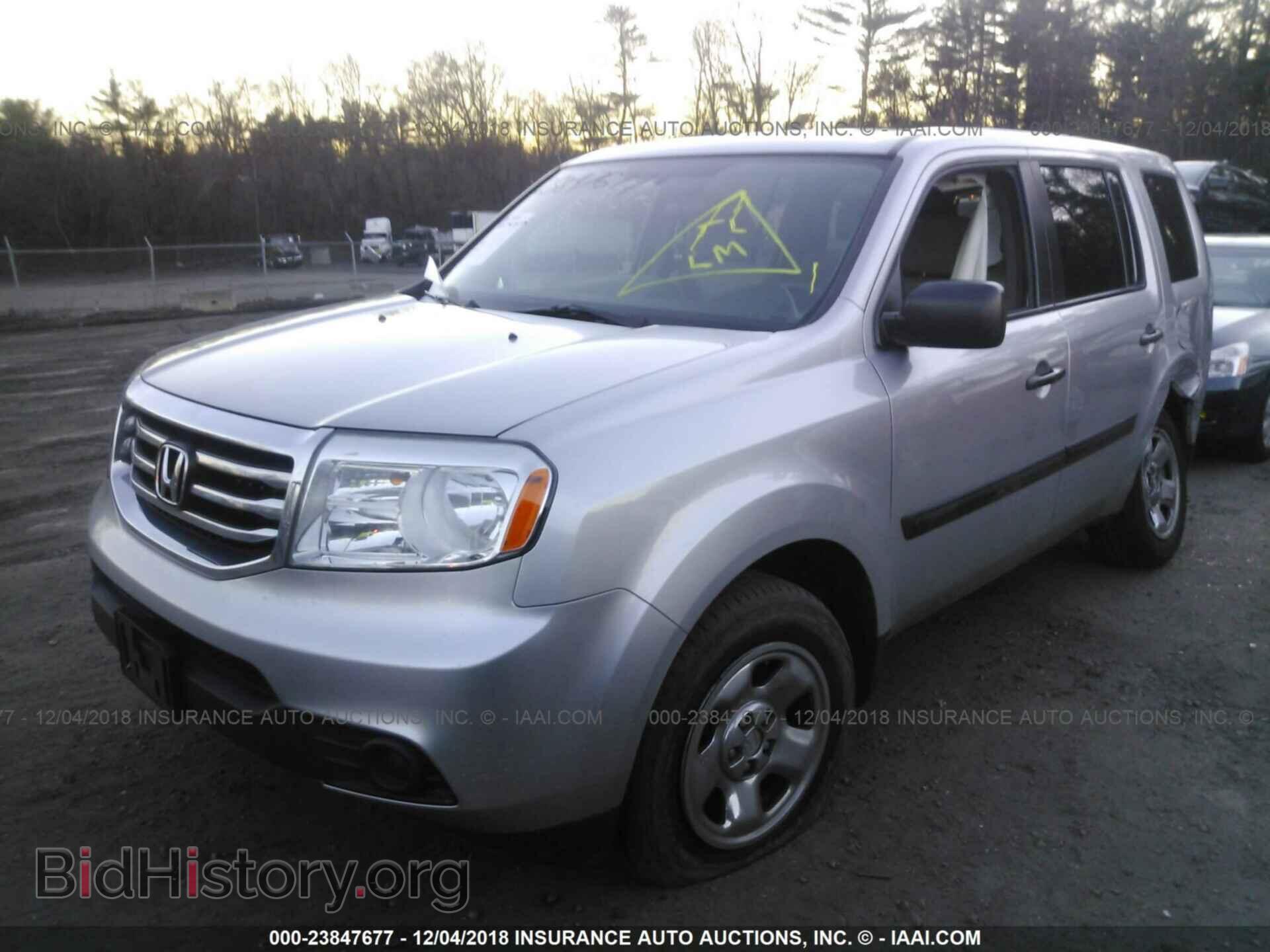 2014 HONDA PILOT - VIN: 5FNYF4H28EB011285 - Фото 2