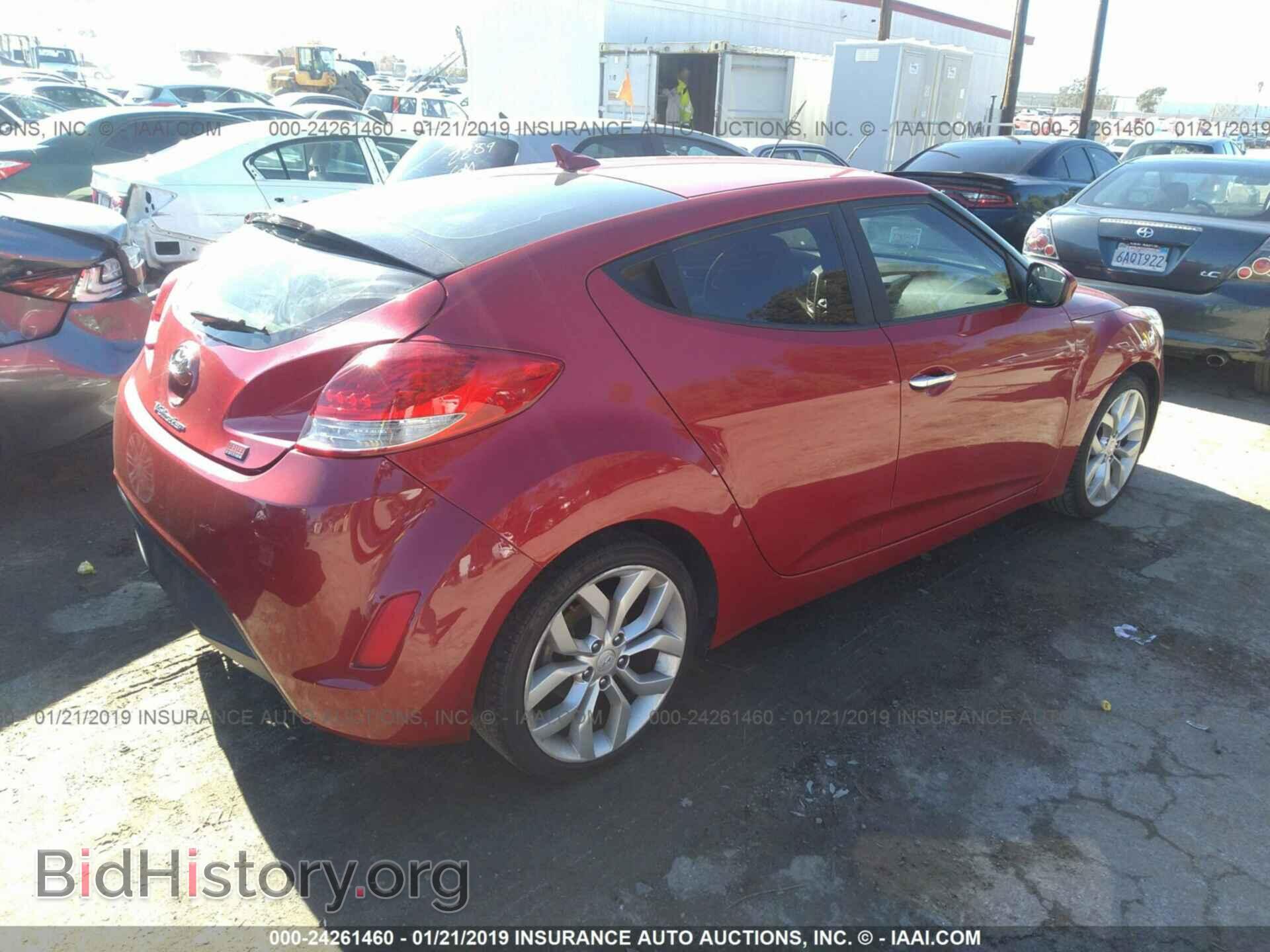 2014 HYUNDAI VELOSTER - VIN: KMHTC6AD1EU214595 - Фото 4
