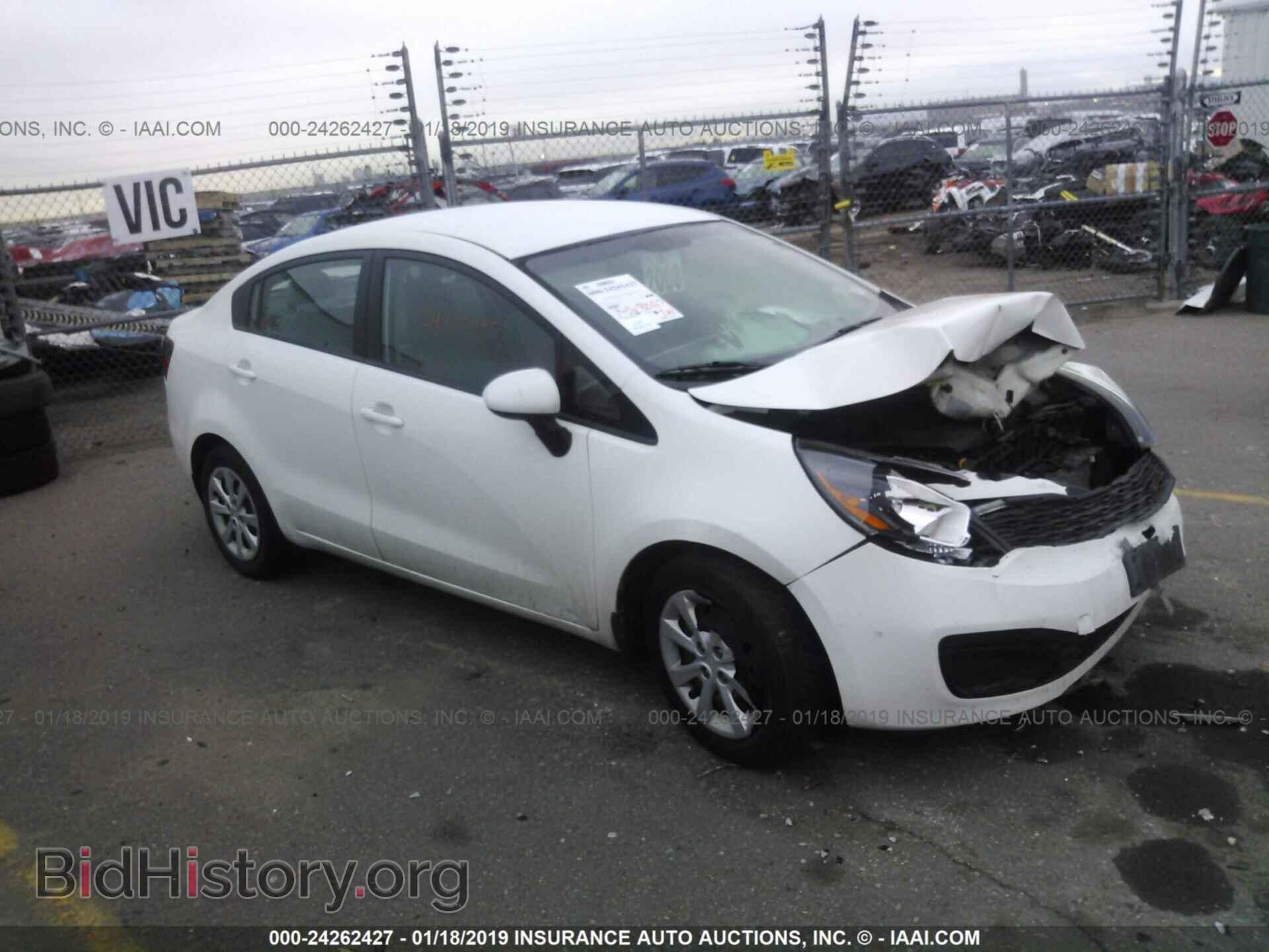 Photo KNADM4A38D6296102 - KIA RIO 2013