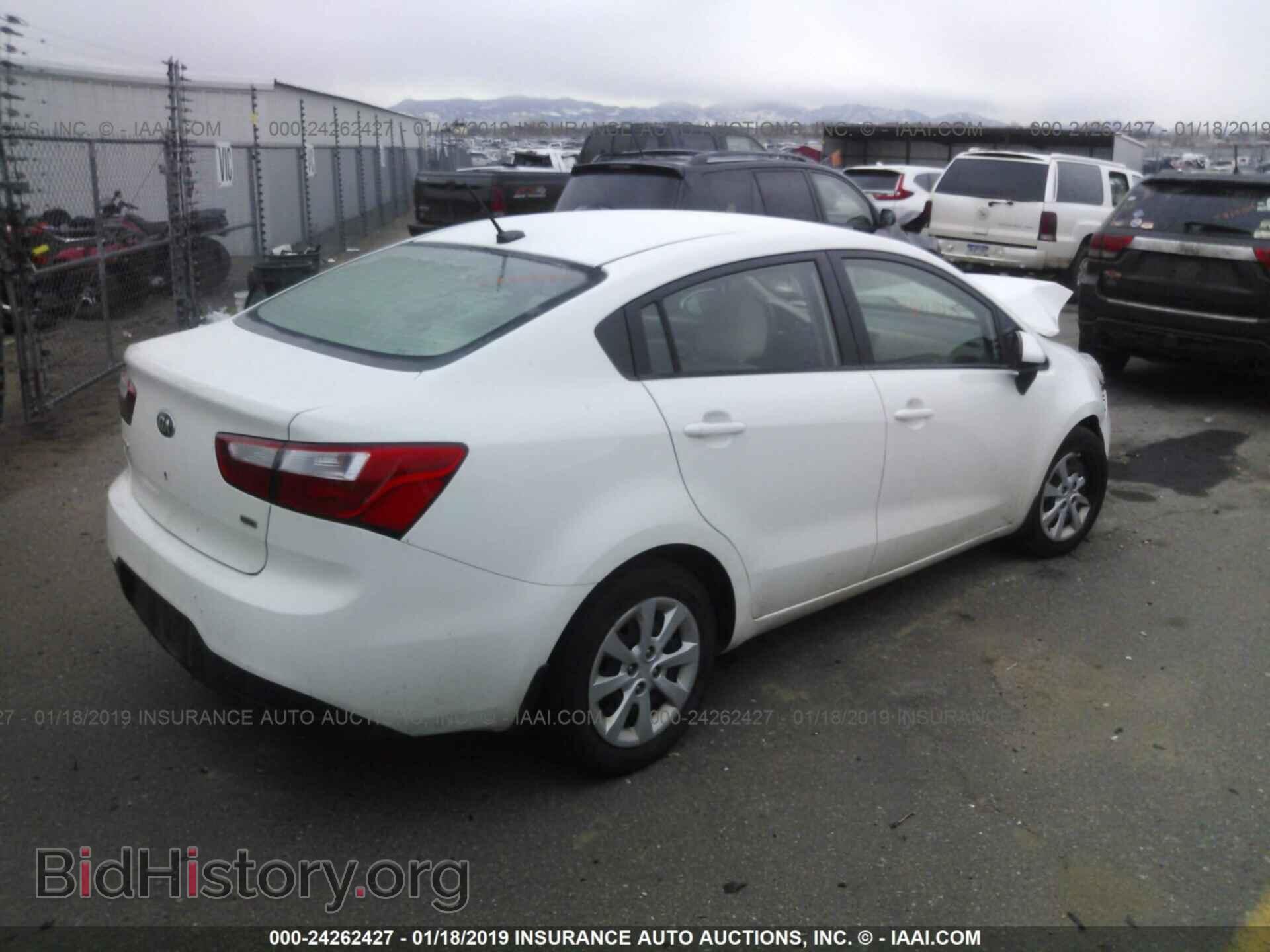 2013 KIA RIO - VIN: KNADM4A38D6296102 - Фото 4