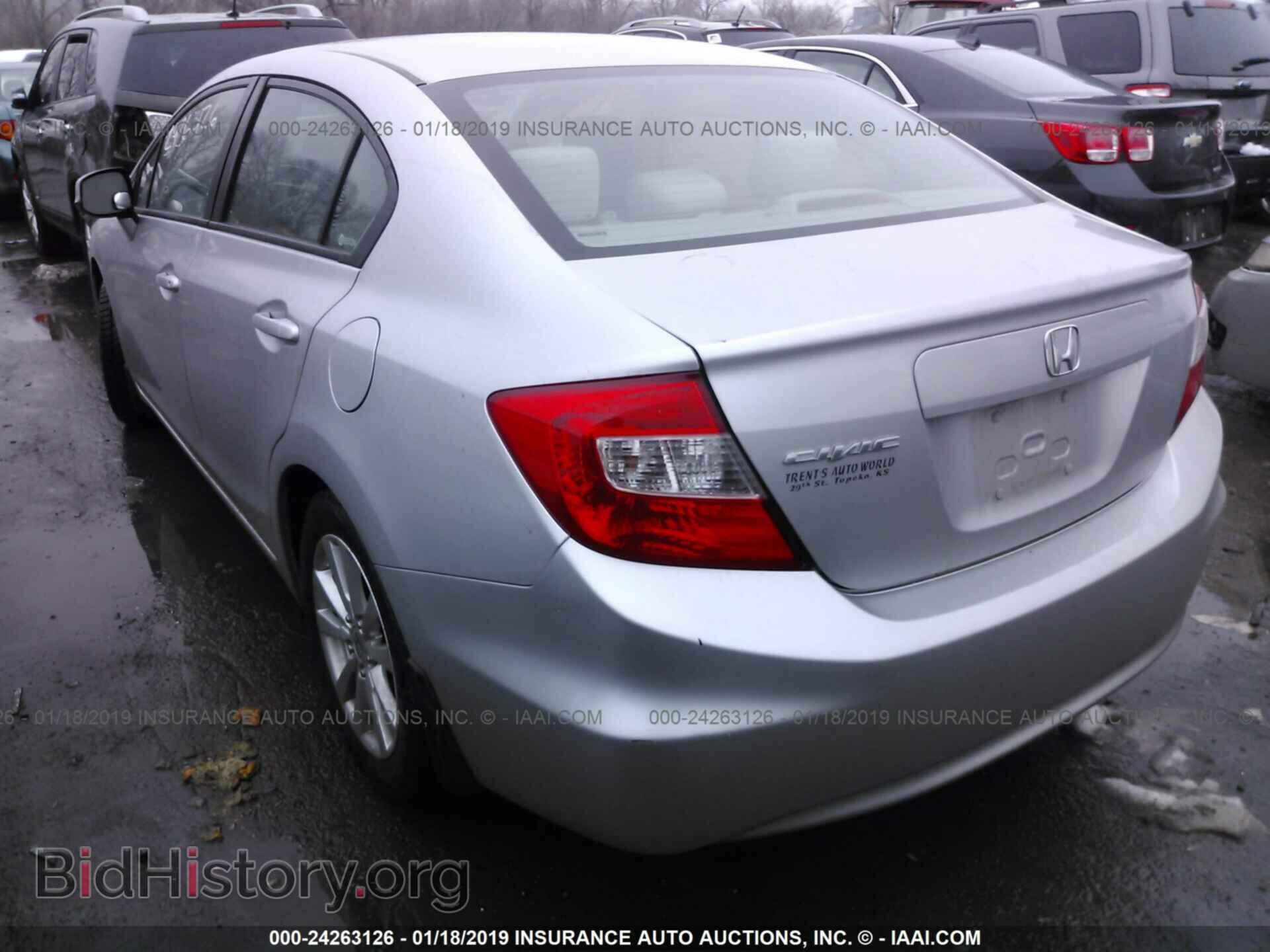2012 HONDA CIVIC - VIN: 19XFB2F82CE019688 - Photo 3