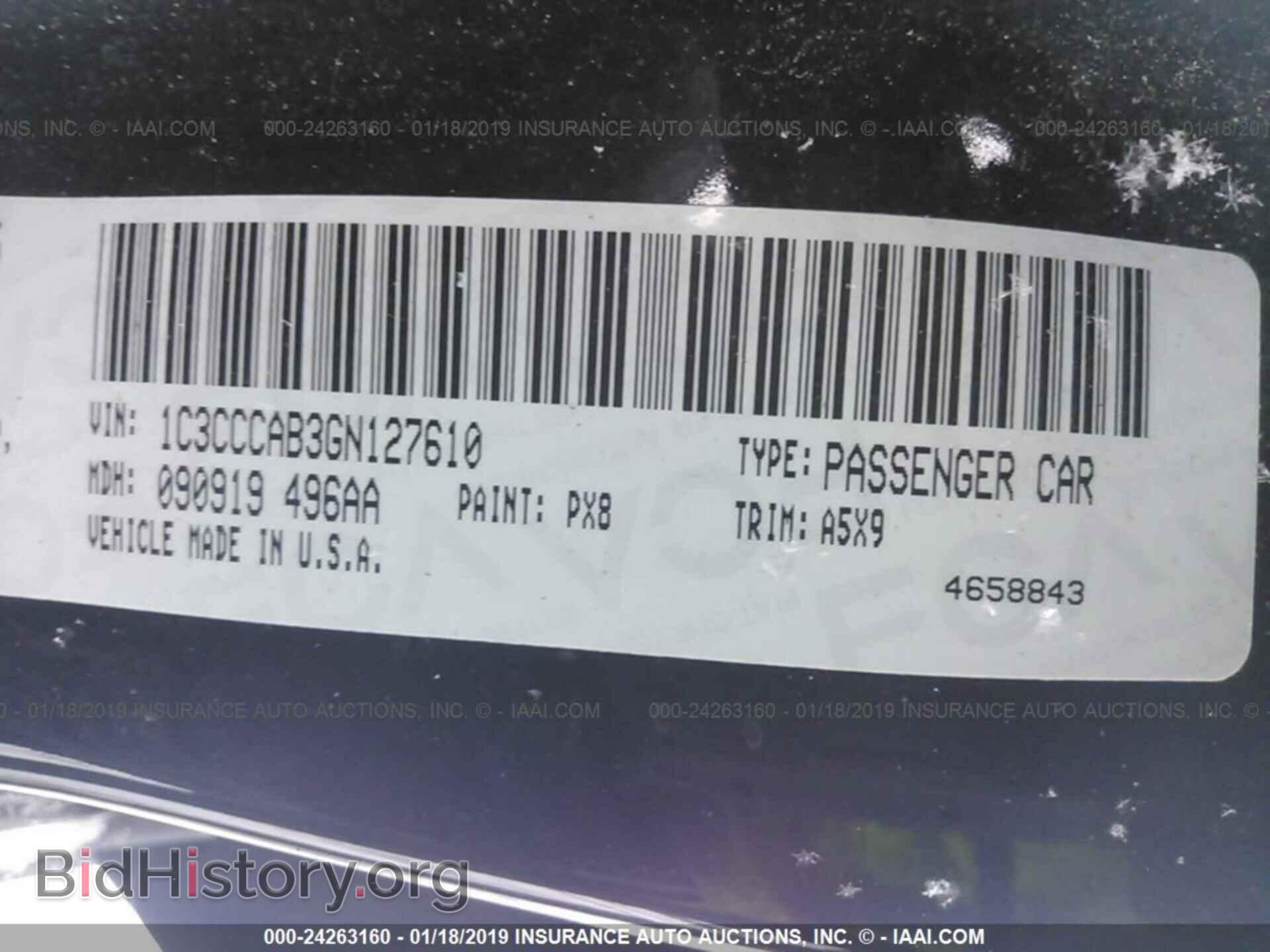 2016 CHRYSLER 200 - VIN: 1C3CCCAB3GN127610 - Photo 9