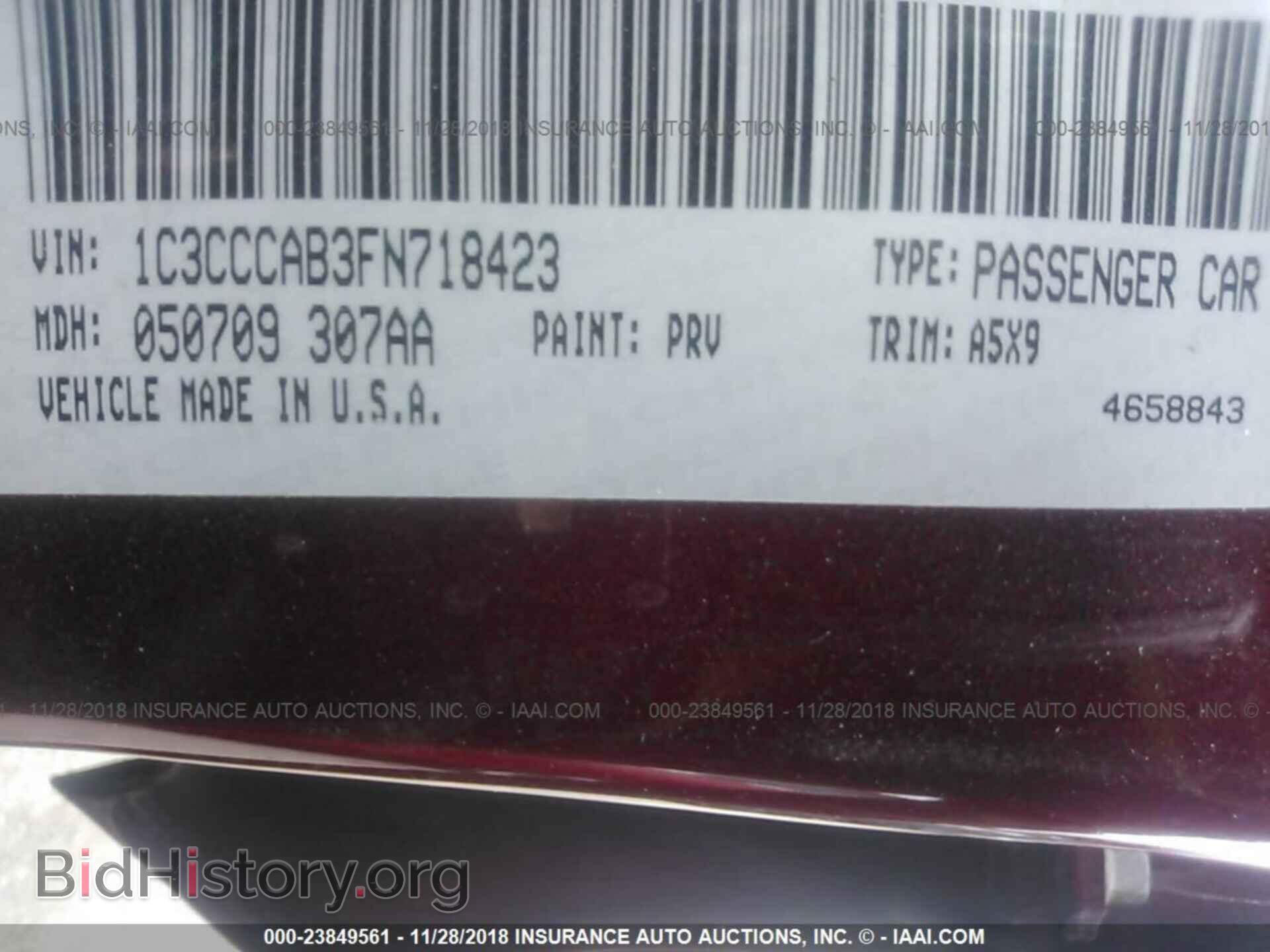 2015 CHRYSLER 200 - VIN: 1C3CCCAB3FN718423 - Photo 9