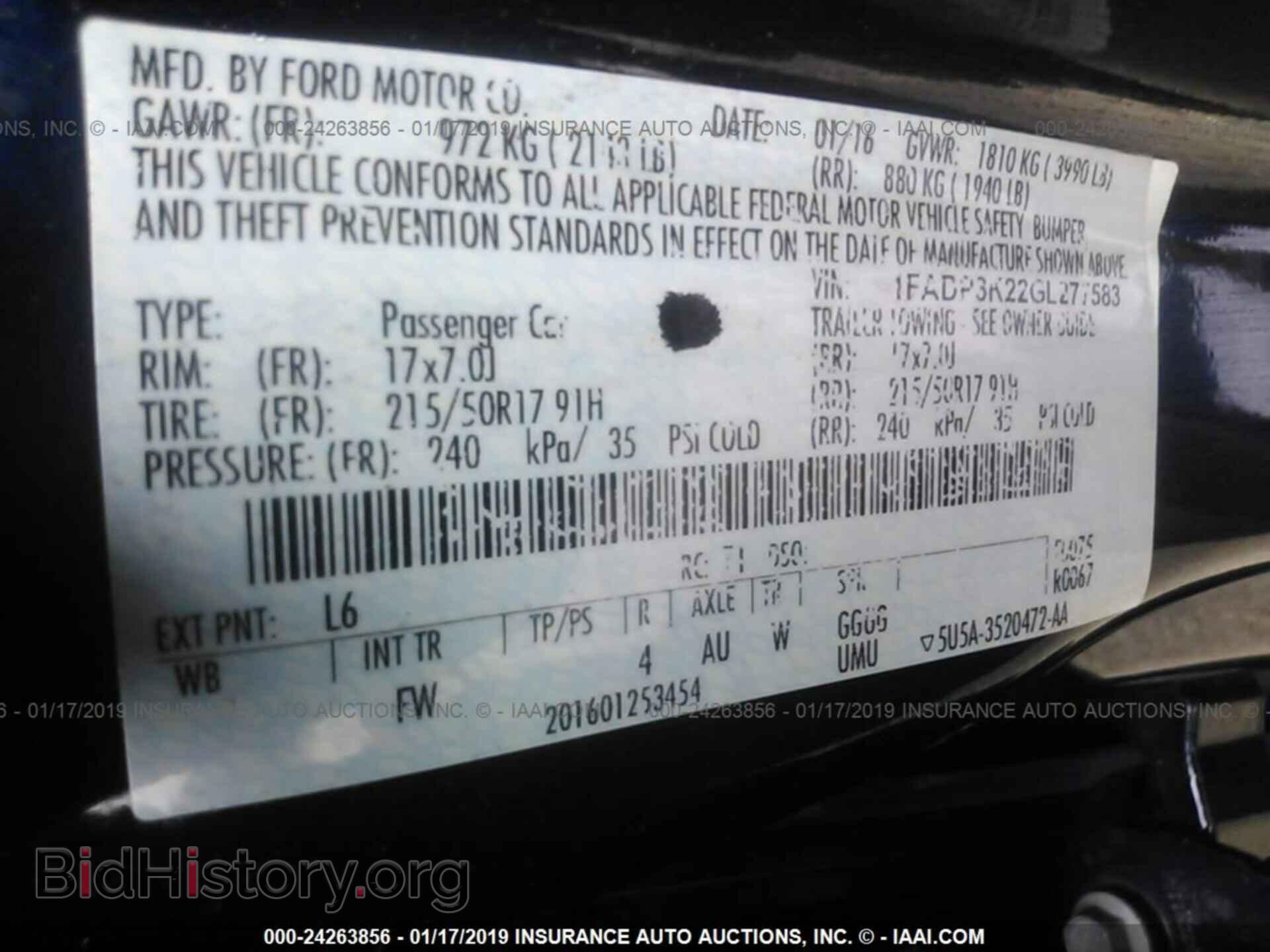 2016 FORD FOCUS - VIN: 1FADP3K22GL277583 - Photo 9