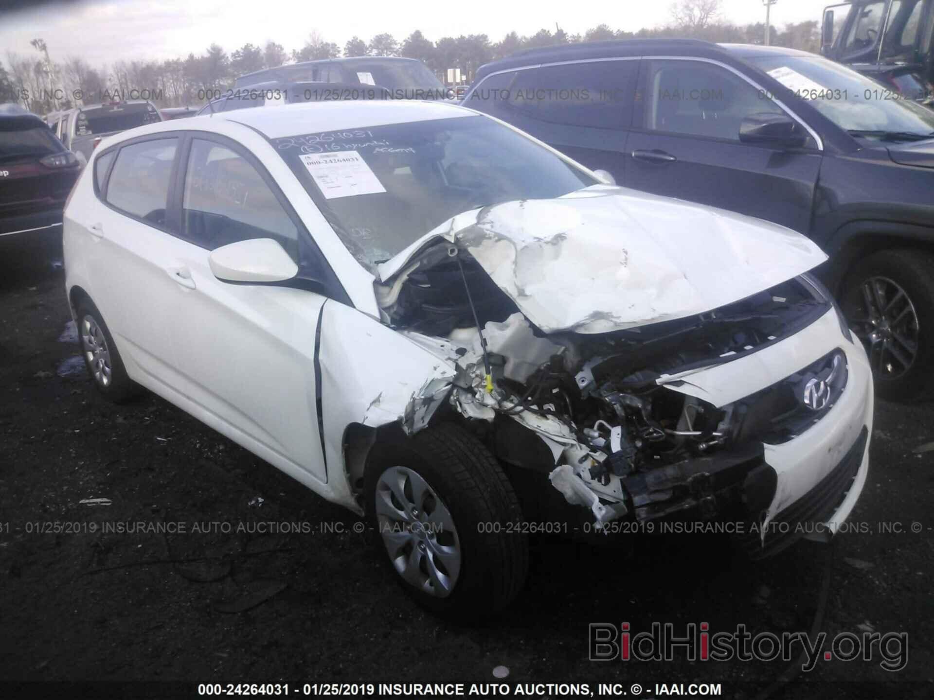 Photo KMHCT5AE0GU258707 - HYUNDAI ACCENT 2016