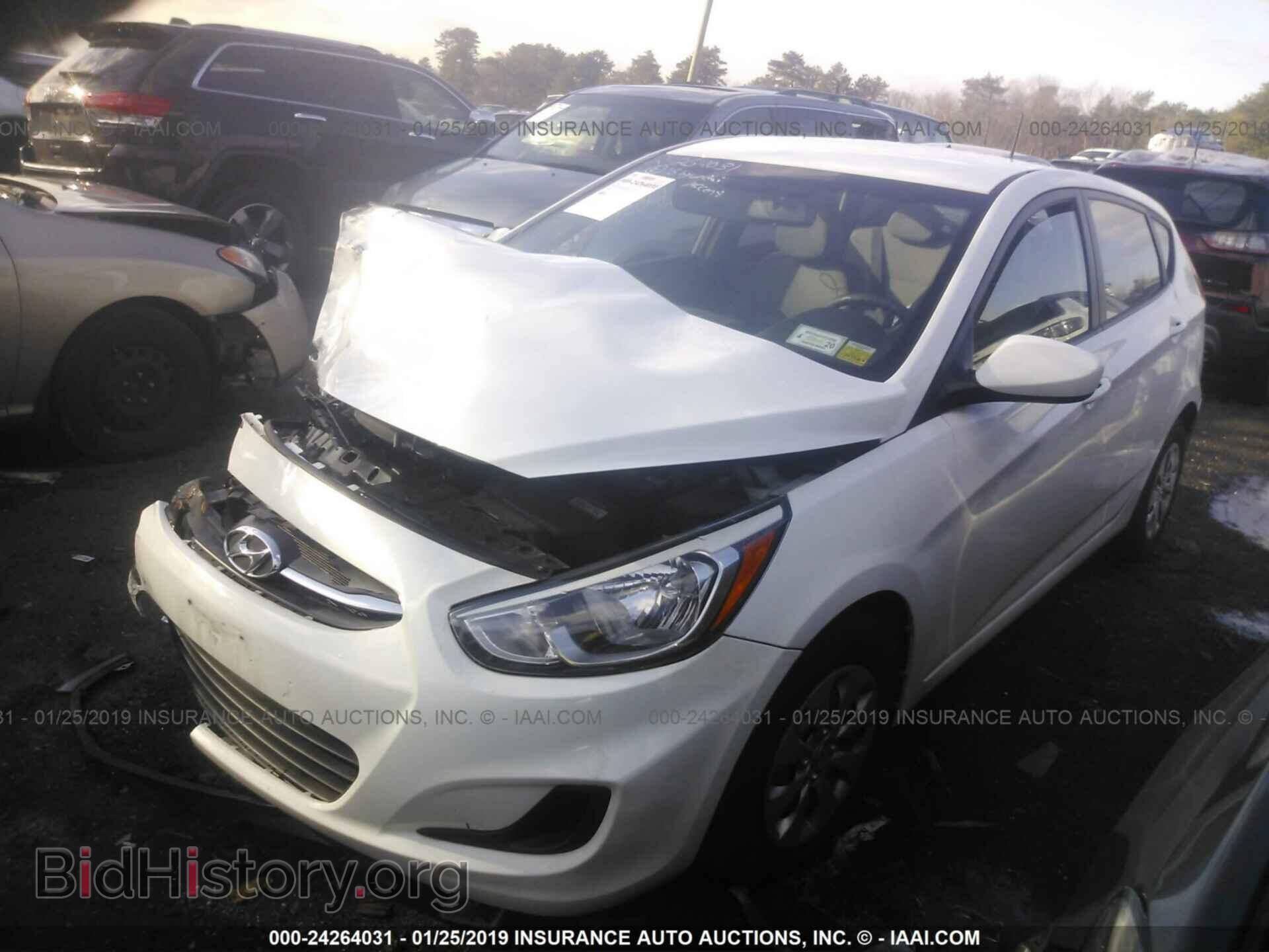 2016 HYUNDAI ACCENT - VIN: KMHCT5AE0GU258707 - Фото 2