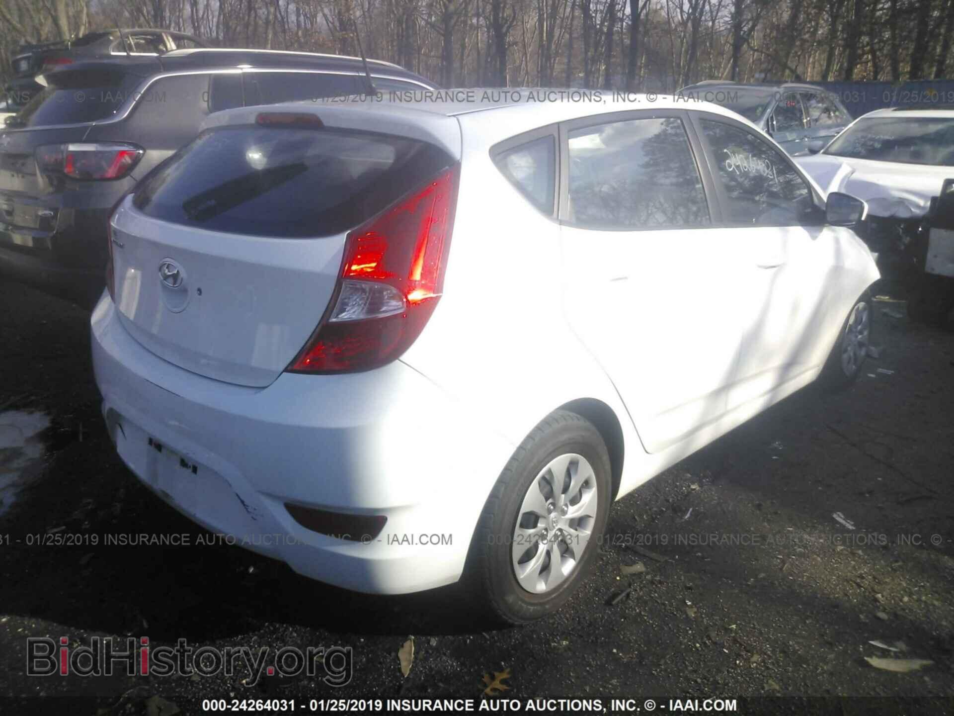 2016 HYUNDAI ACCENT - VIN: KMHCT5AE0GU258707 - Фото 4