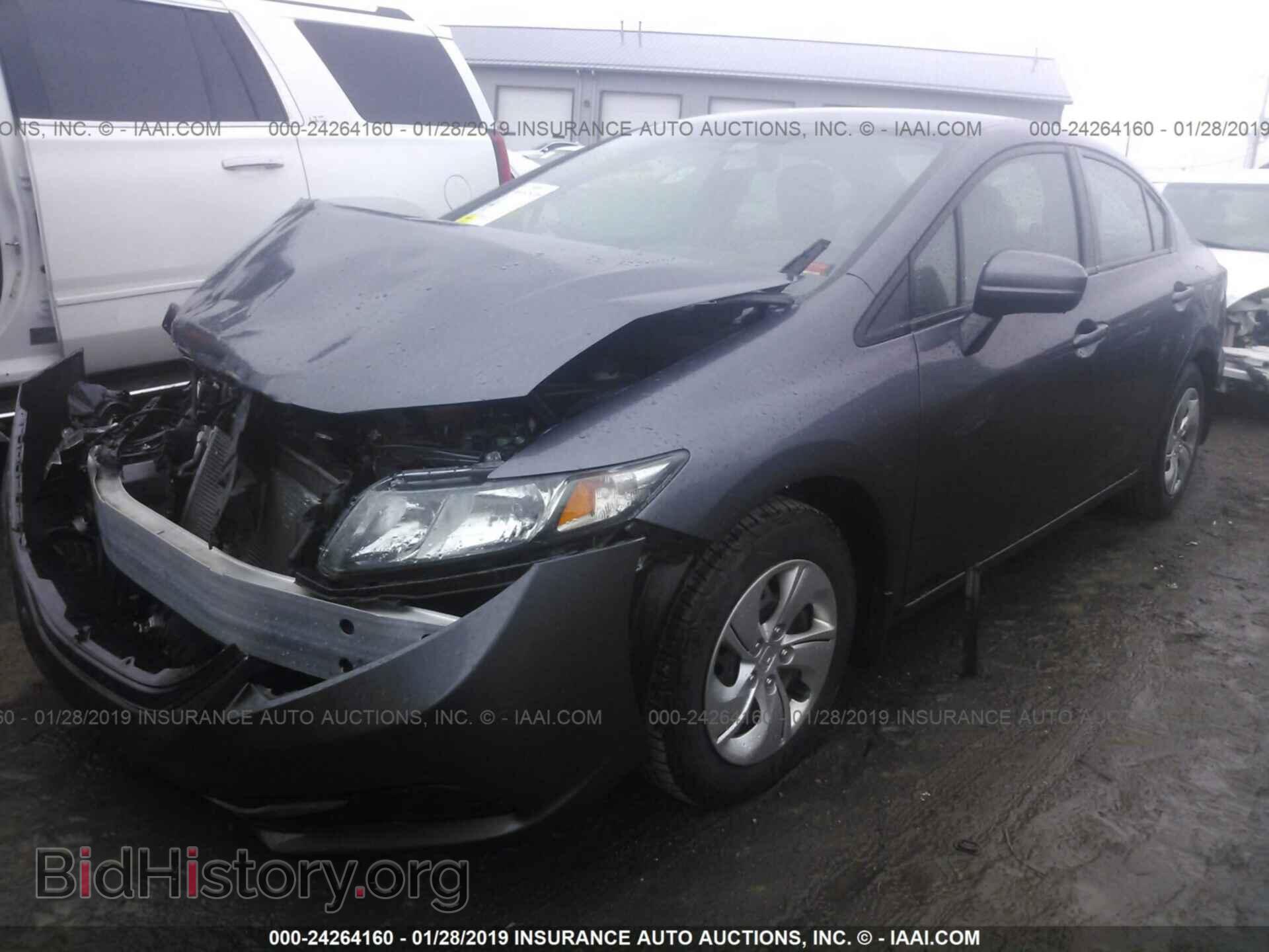 2014 HONDA CIVIC - VIN: 19XFB2F53EE054376 - Фото 2