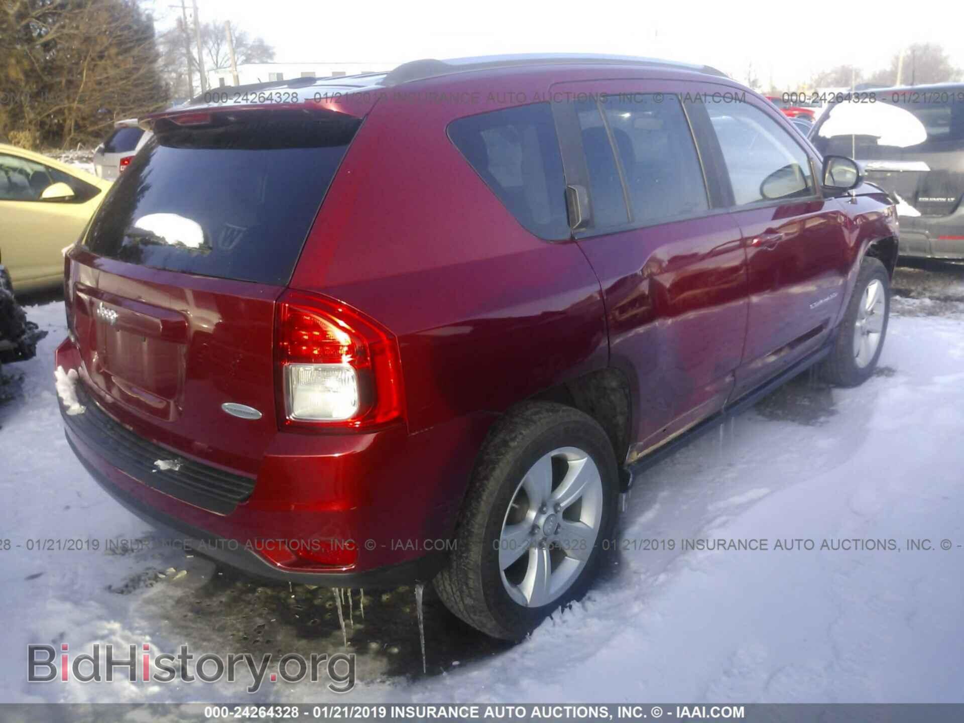 2012 JEEP COMPASS - VIN: 1C4NJDEB7CD572426 - Фото 4