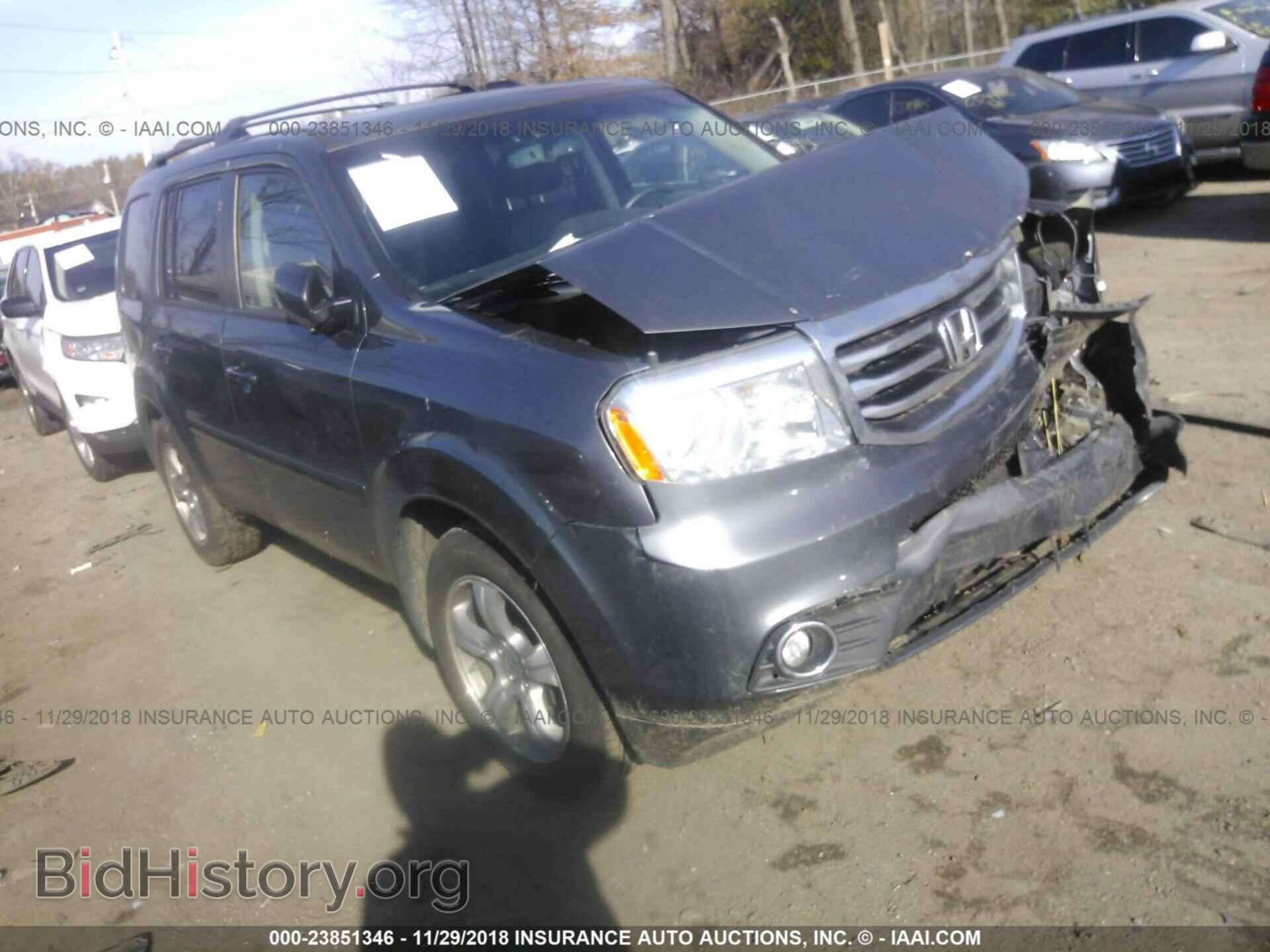 Photo 5FNYF4H55CB066607 - HONDA PILOT 2012