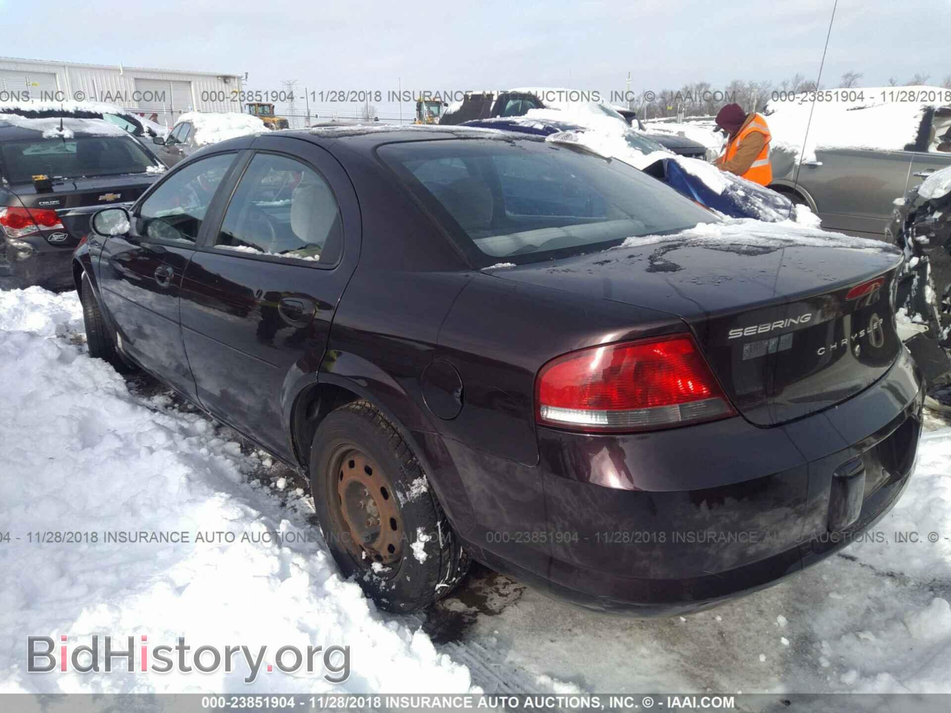2003 CHRYSLER SEBRING - VIN: 1C3EL46TX3N550663 - Фото 3