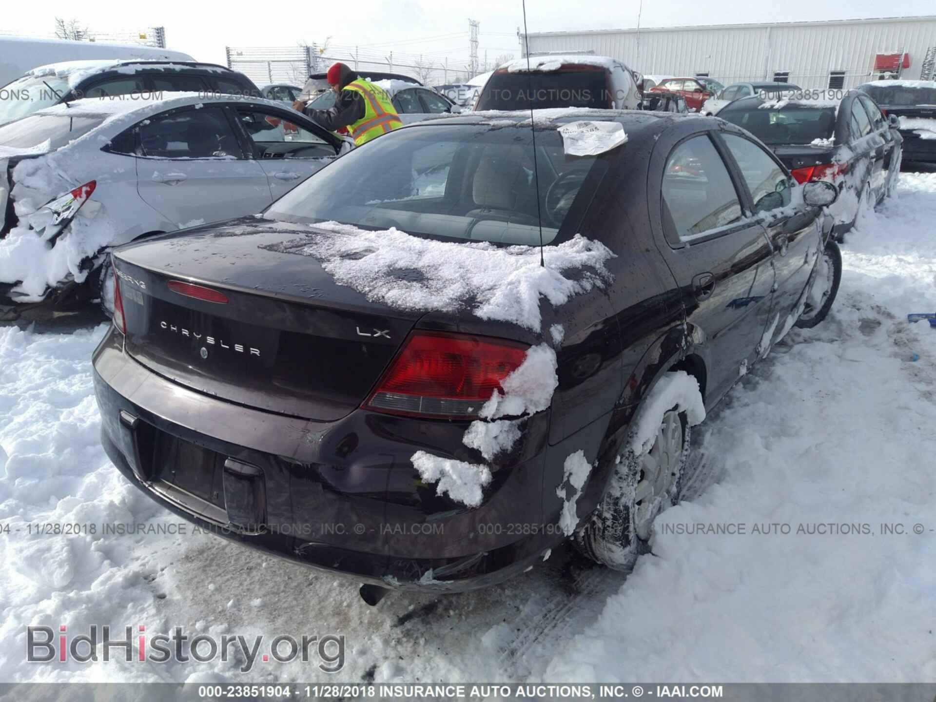 2003 CHRYSLER SEBRING - VIN: 1C3EL46TX3N550663 - Фото 4