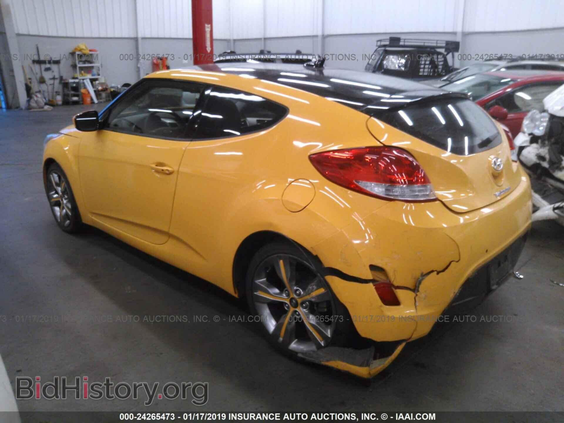 2012 HYUNDAI VELOSTER - VIN: KMHTC6AD7CU025107 - Фото 3