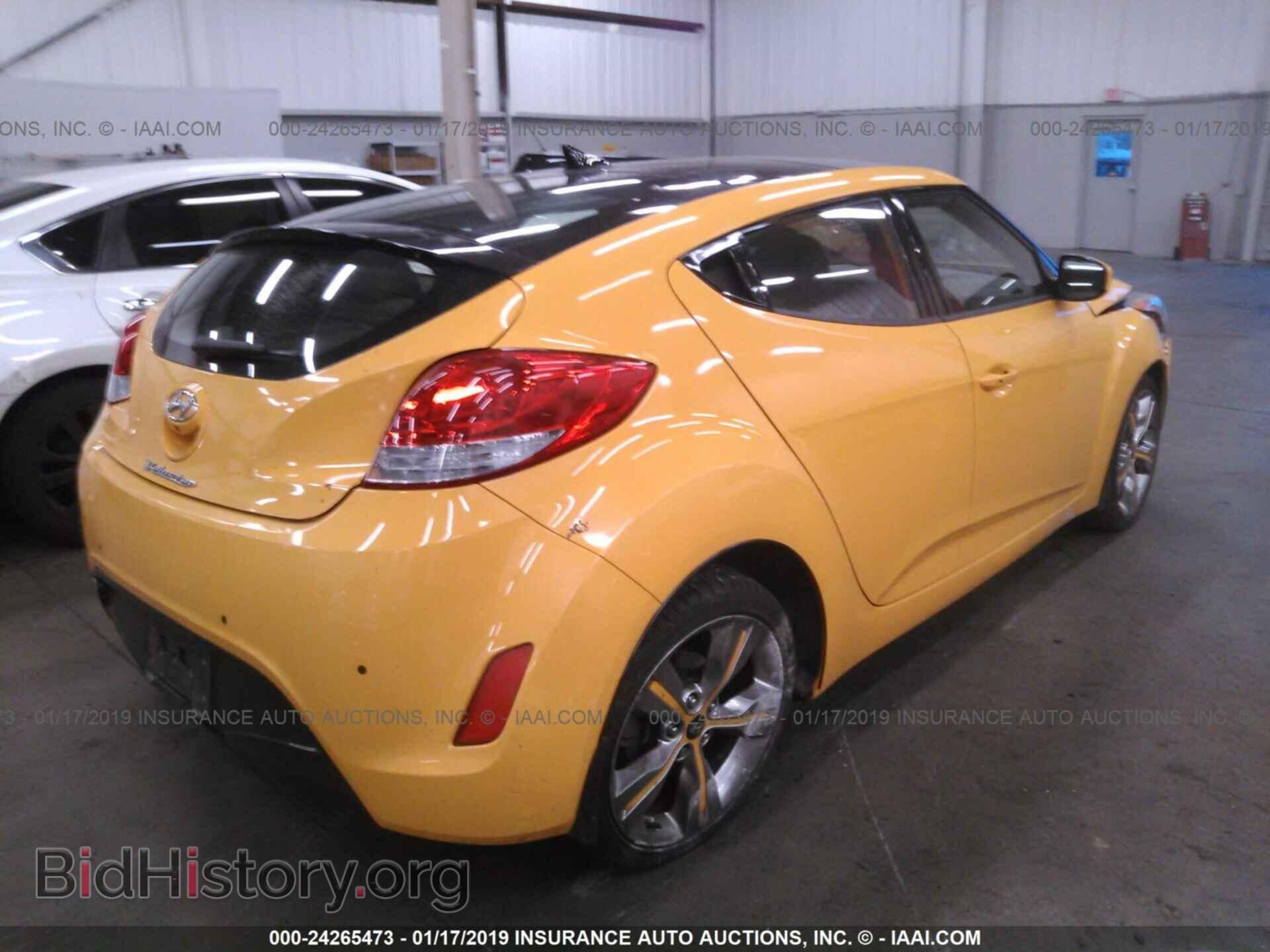 2012 HYUNDAI VELOSTER - VIN: KMHTC6AD7CU025107 - Фото 4