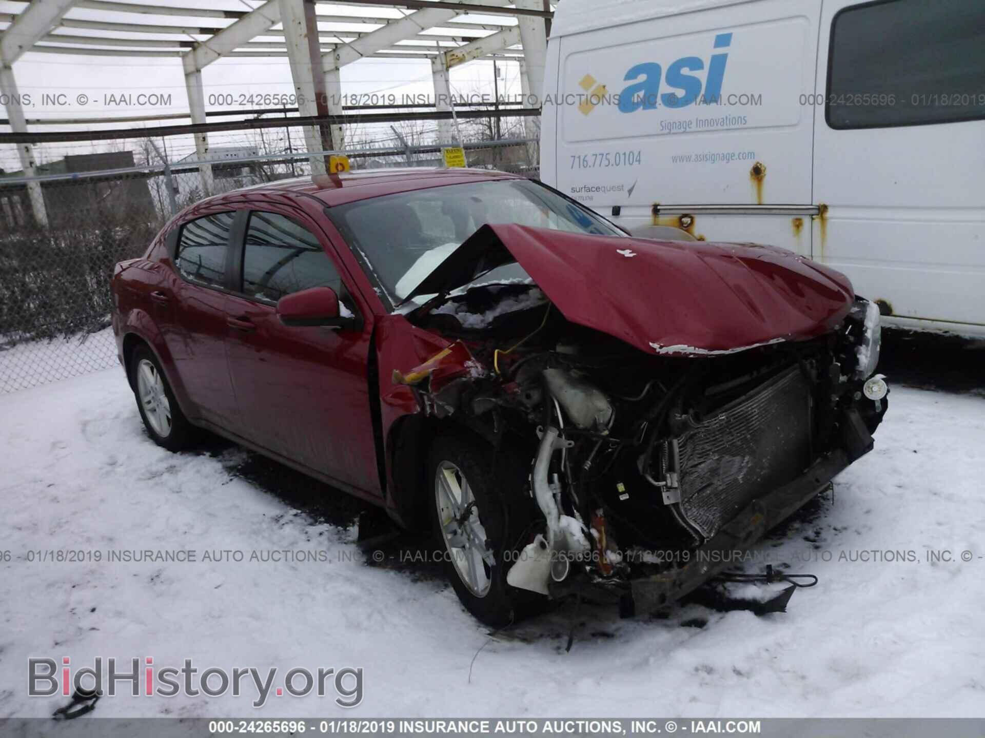 Photo 1C3CDZCB8CN223501 - DODGE AVENGER 2012