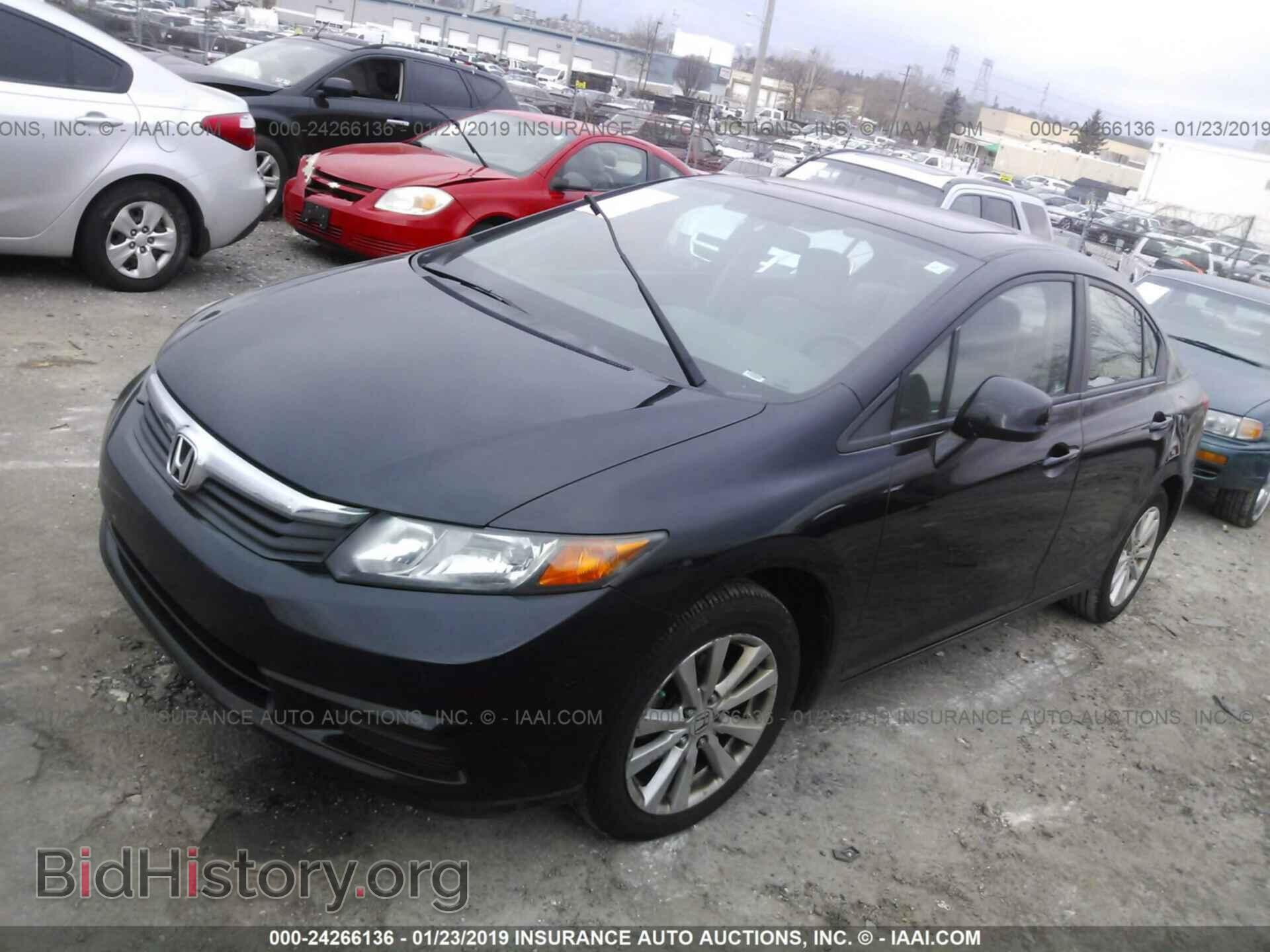 2012 HONDA CIVIC - VIN: 2HGFB2F83CH571688 - Фото 2