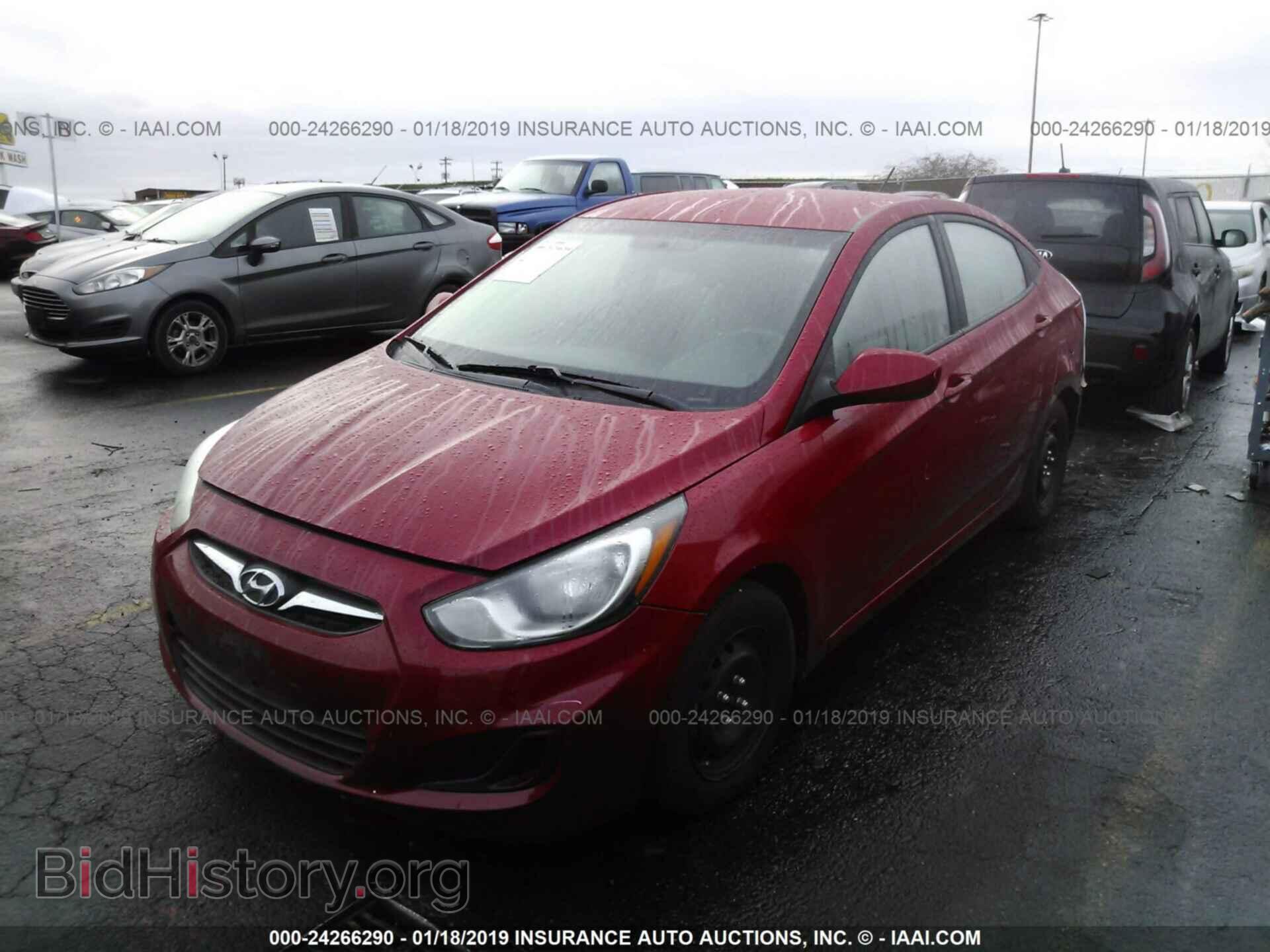2014 HYUNDAI ACCENT - VIN: KMHCT4AE9EU669482 - Фото 2