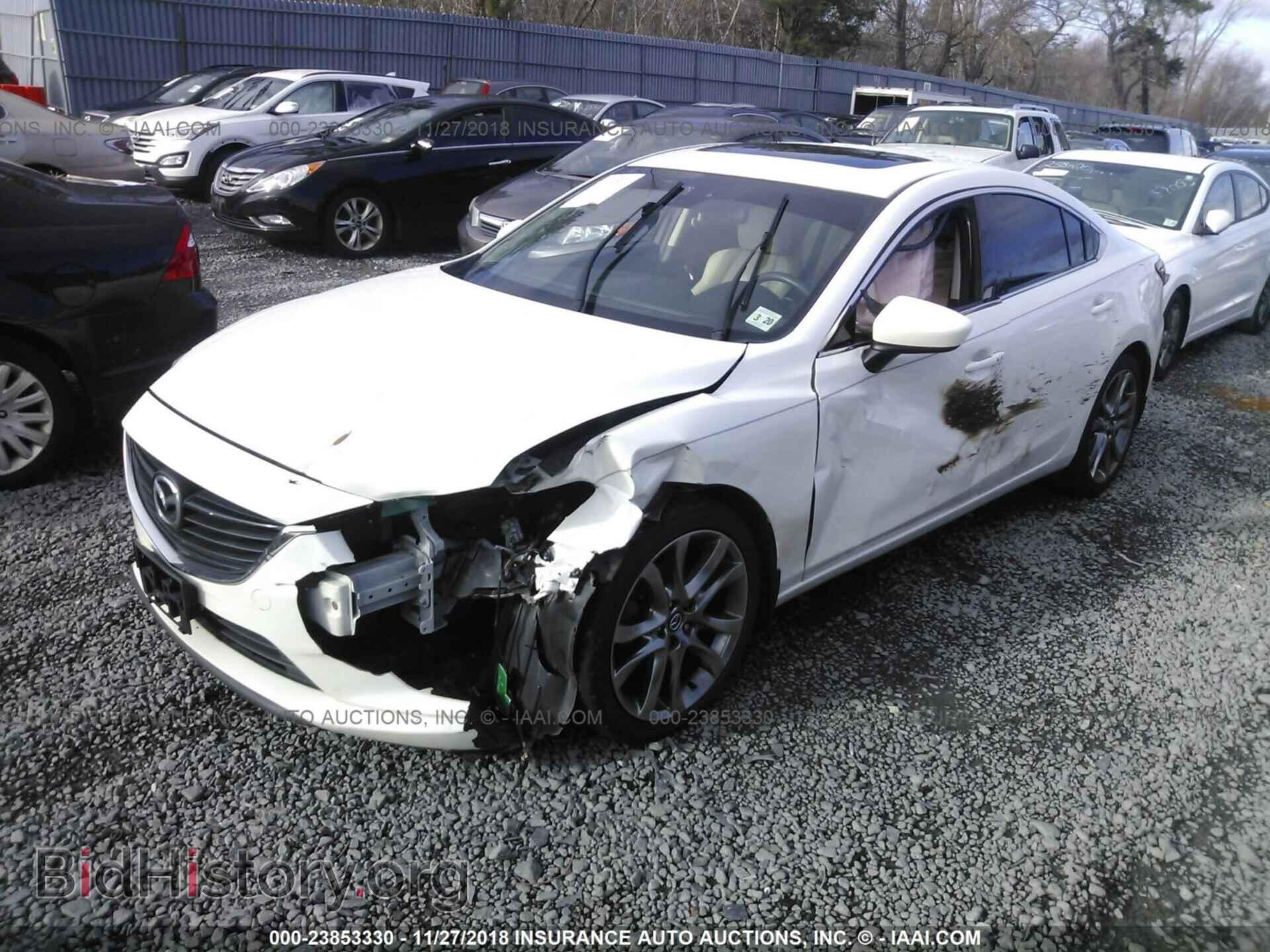 2015 MAZDA 6 - VIN: JM1GJ1W50F1221525 - Фото 2