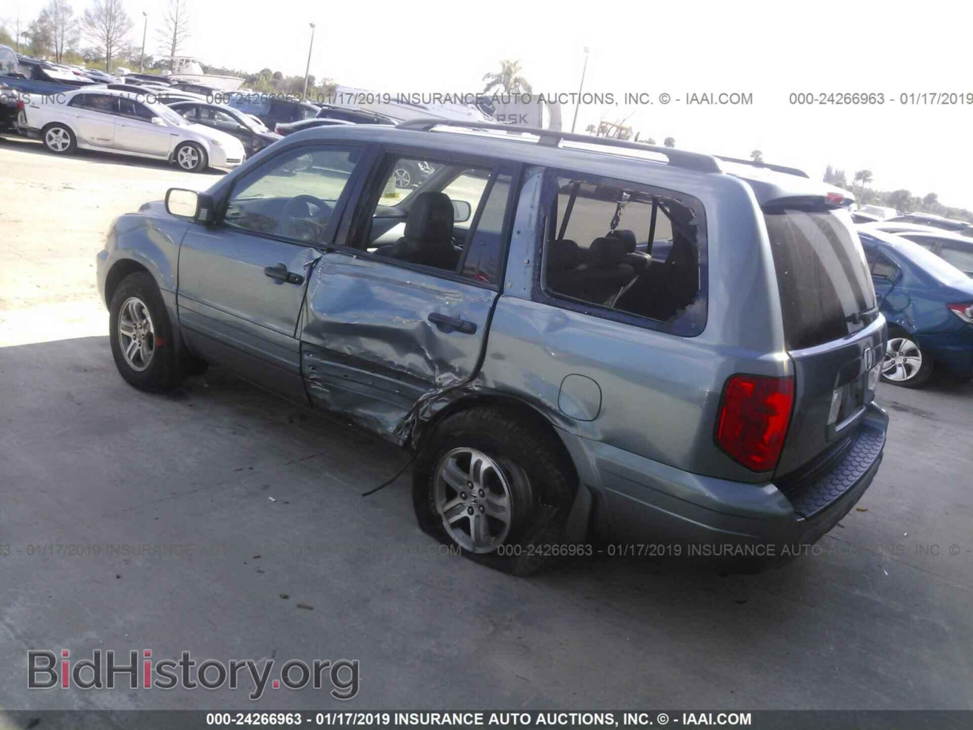 2005 HONDA PILOT - VIN: 5FNYF185X5B051392 - Фото 3
