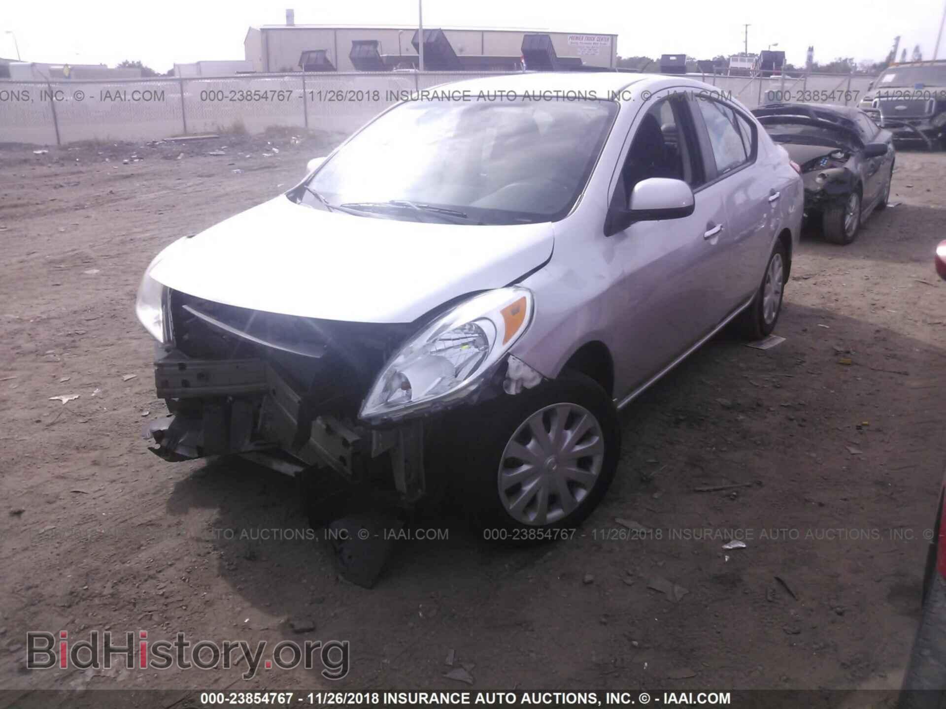 2012 NISSAN VERSA - VIN: 3N1CN7AP6CL928070 - Фото 2