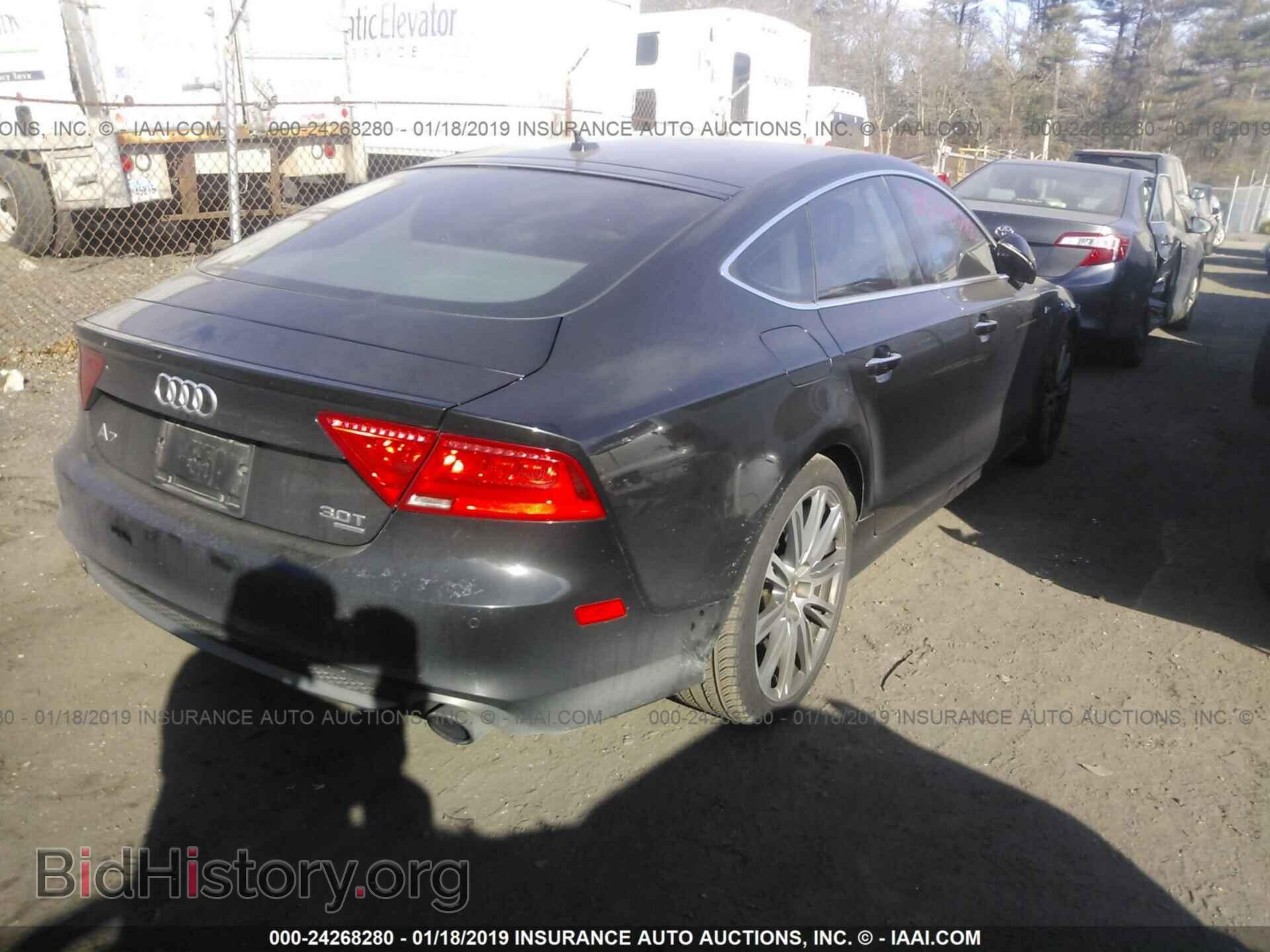 2012 AUDI A7 - VIN: WAUSGAFC9CN001373 - Фото 4