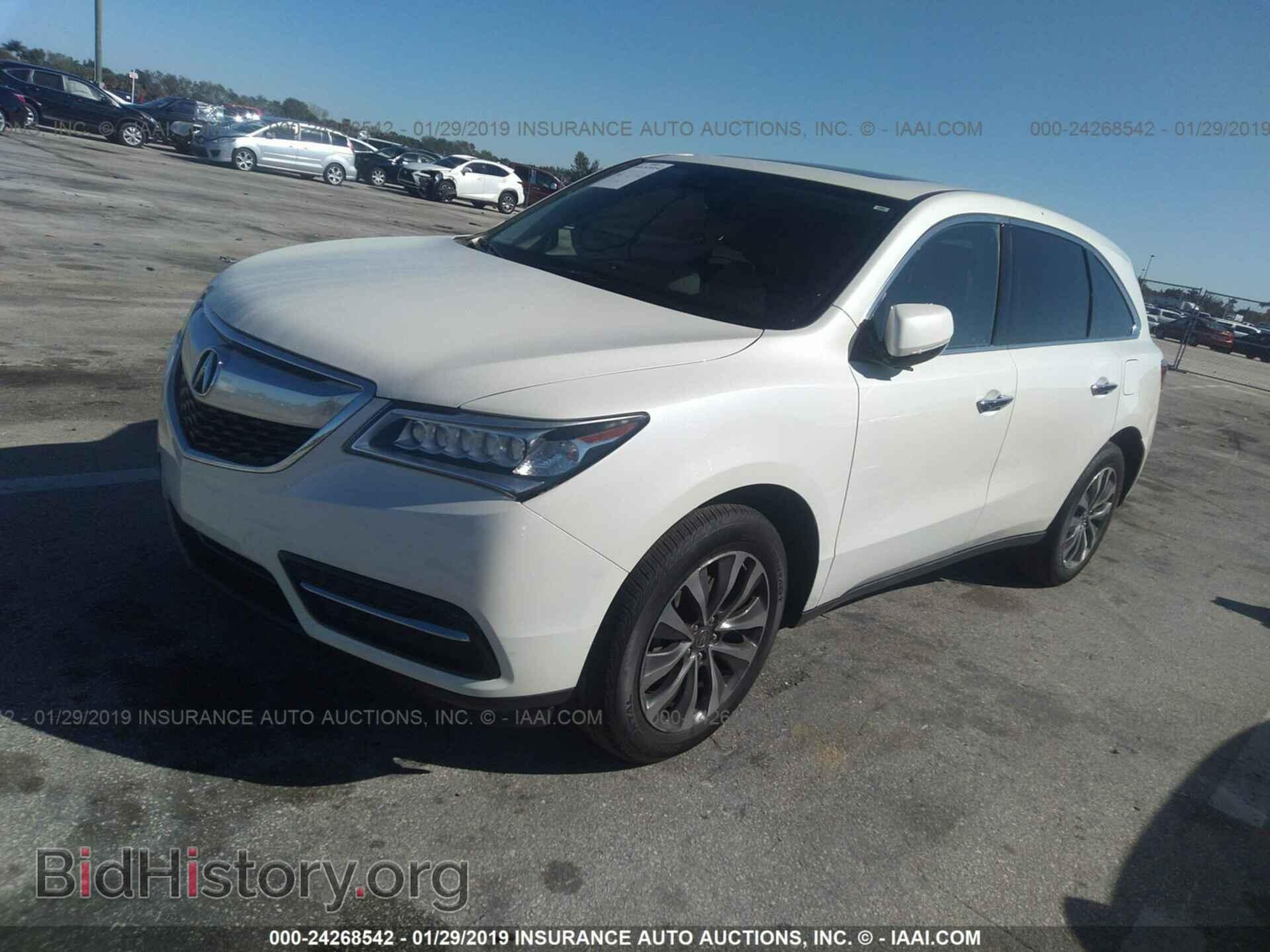2016 ACURA MDX - VIN: 5FRYD4H44GB045099 - Фото 2