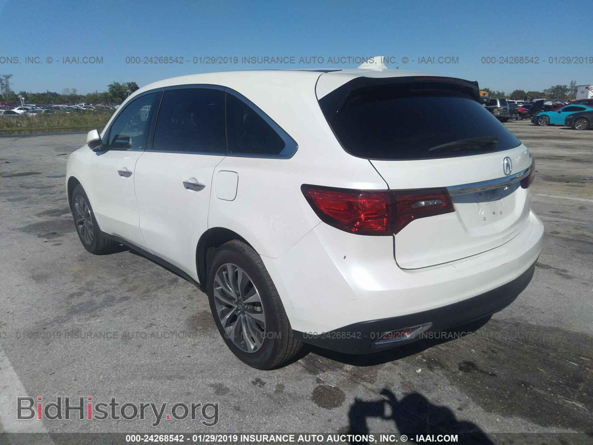2016 ACURA MDX - VIN: 5FRYD4H44GB045099 - Фото 3