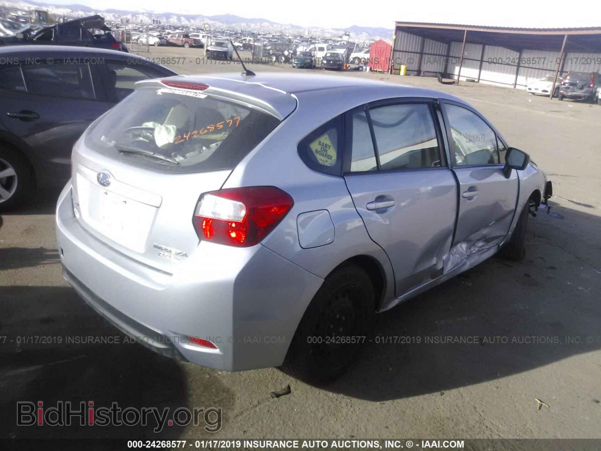 2015 SUBARU IMPREZA - VIN: JF1GPAA67F8225163 - Фото 4