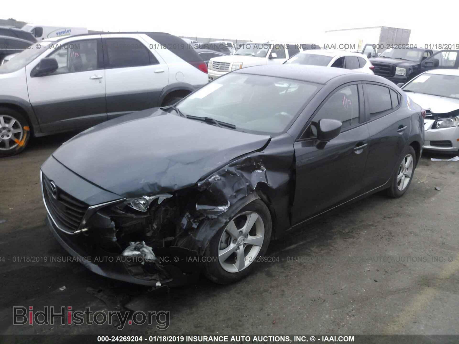 2014 MAZDA 3 - VIN: 3MZBM1U70EM107643 - Фото 2