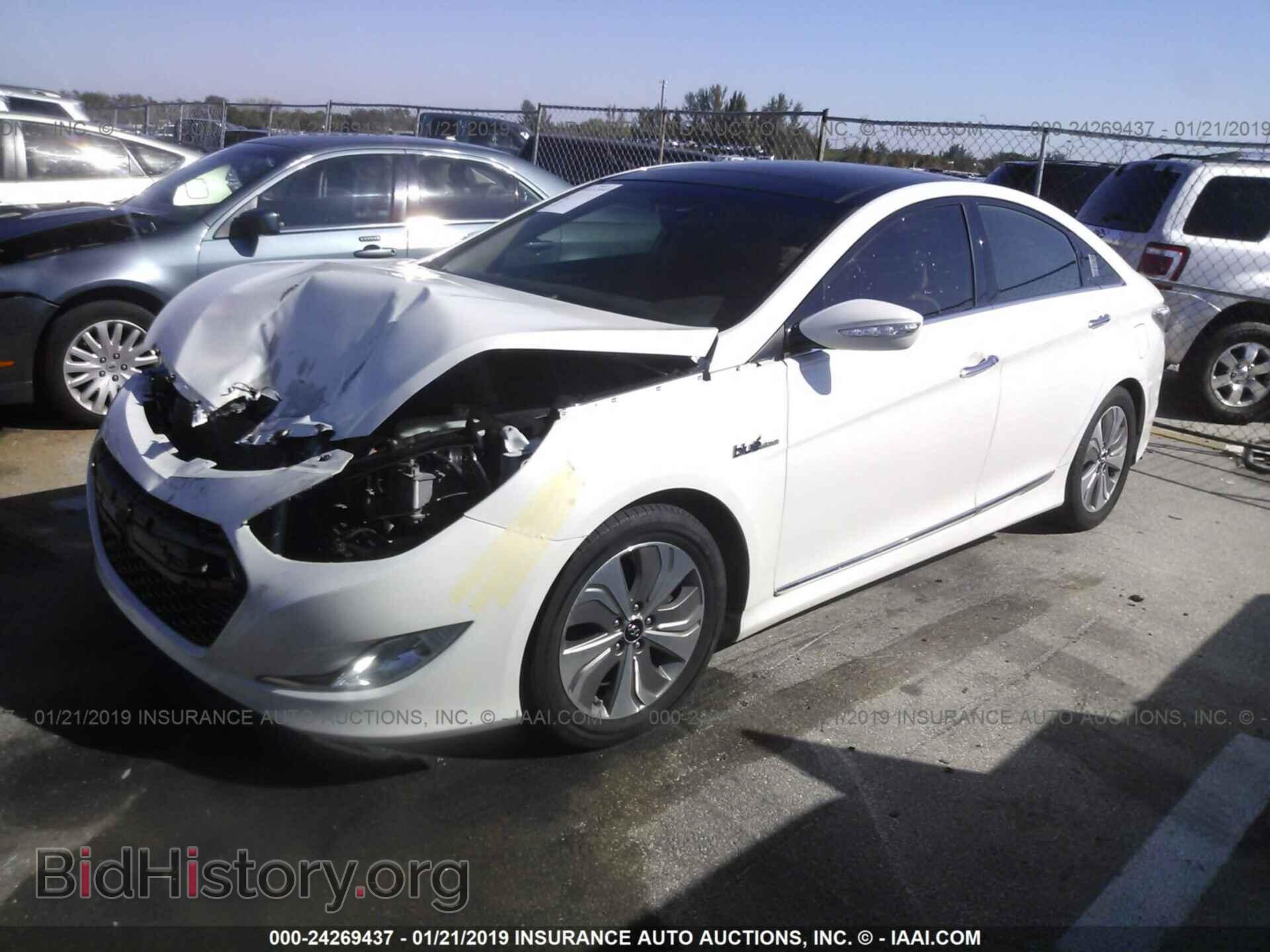 2014 HYUNDAI SONATA - VIN: KMHEC4A45EA103286 - Фото 2