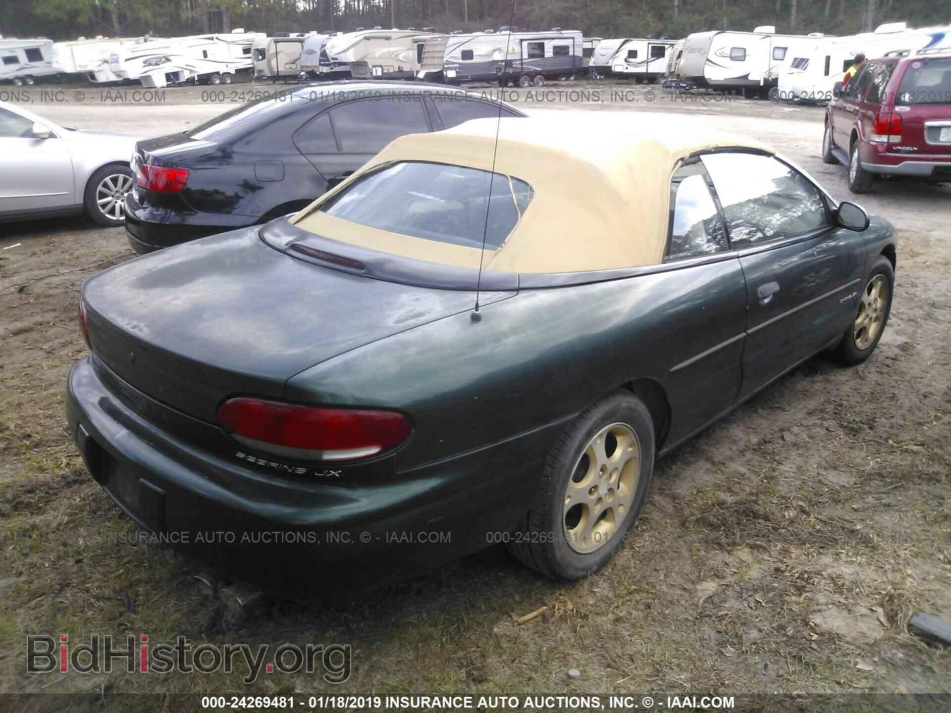 1998 CHRYSLER SEBRING - VIN: 3C3EL45H9WT335101 - Фото 4