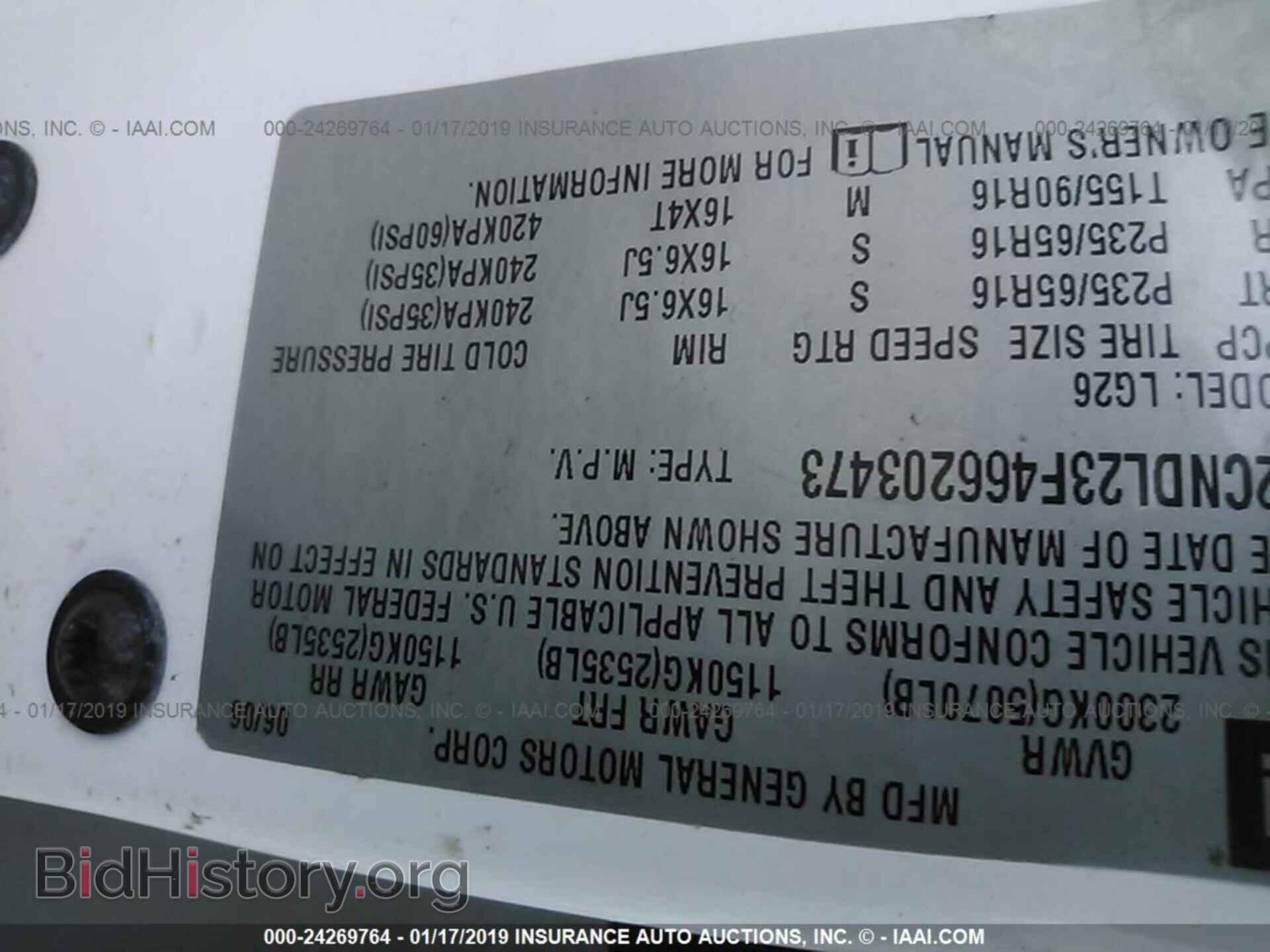 2006 CHEVROLET EQUINOX - VIN: 2CNDL23F466203473 - Photo 9