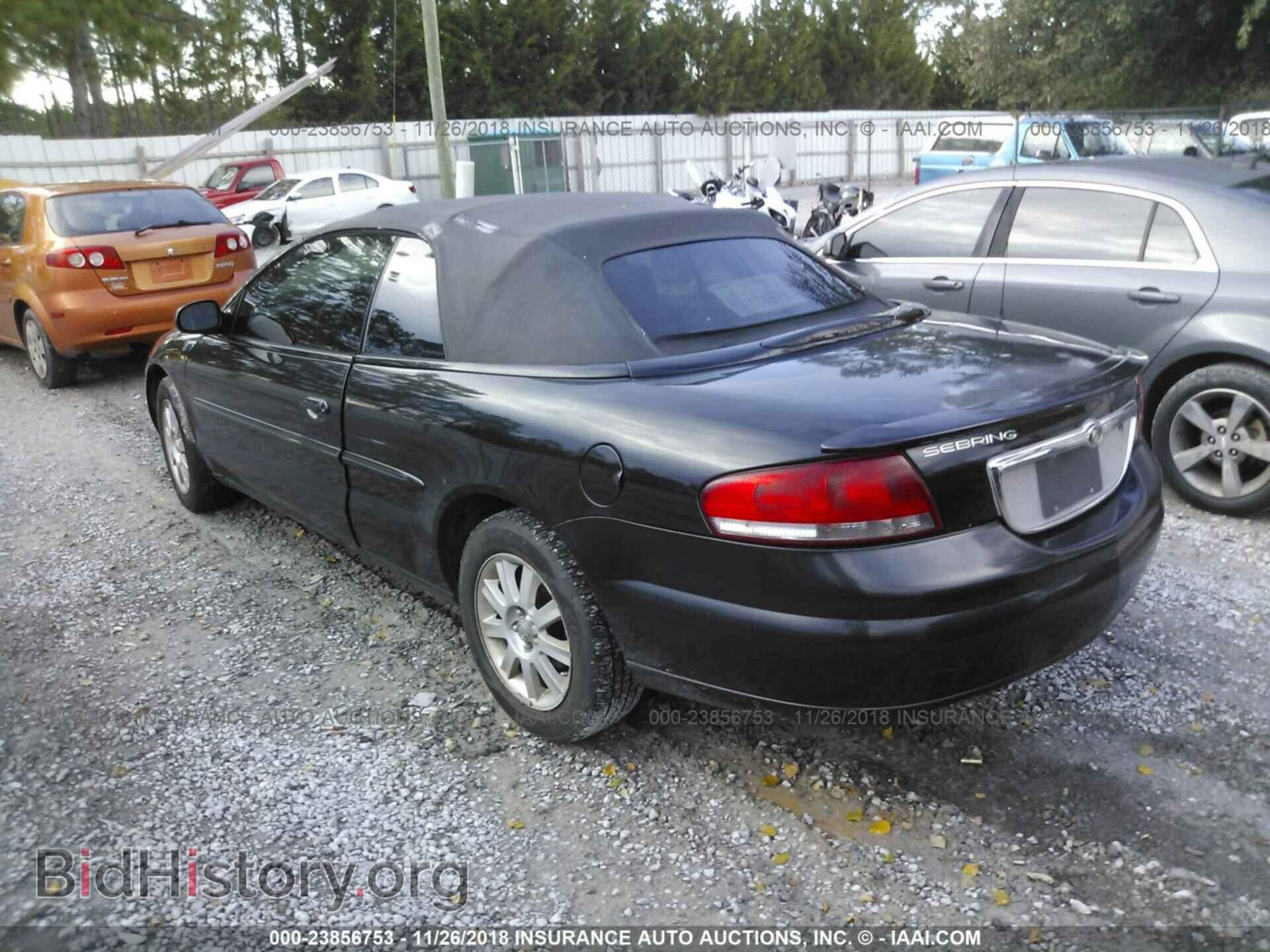 2004 CHRYSLER SEBRING - VIN: 1C3EL75R34N186658 - Фото 3