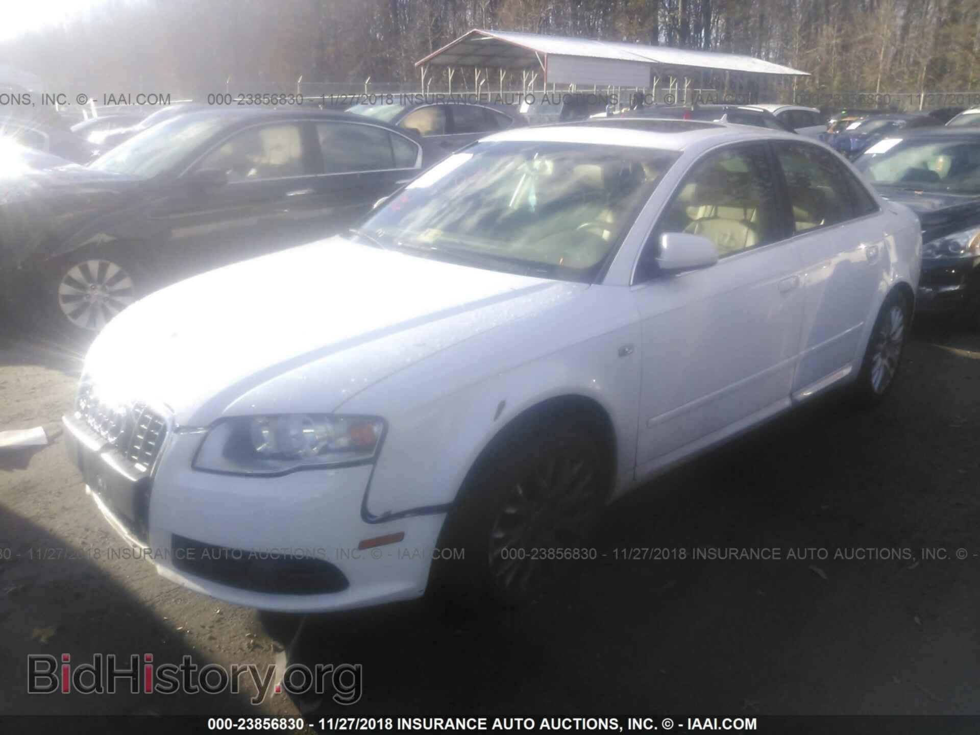 2008 AUDI A4 - VIN: WAUDF78E98A167534 - Фото 2