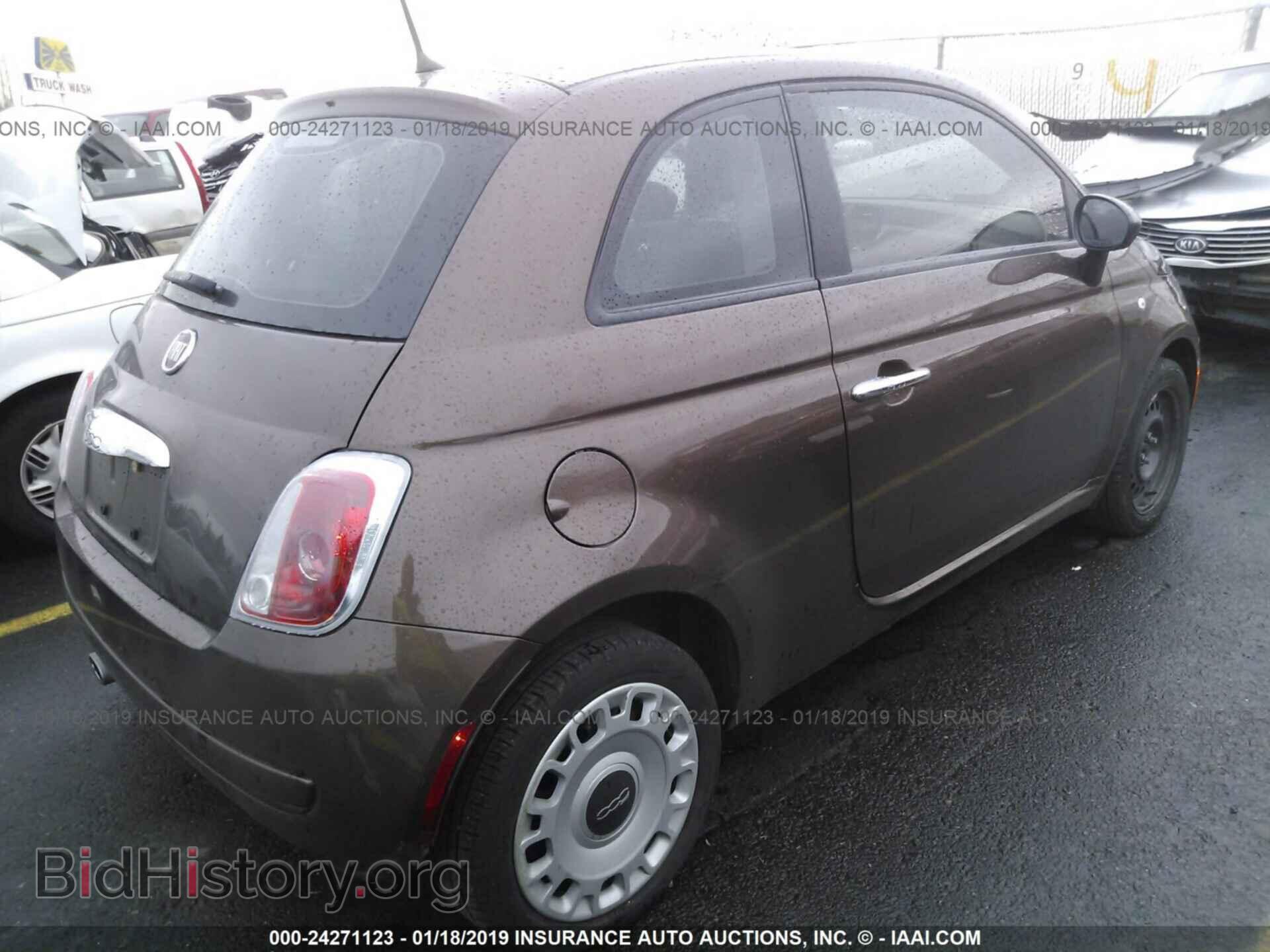 2012 FIAT 500 - VIN: 3C3CFFAR6CT128749 - Фото 4