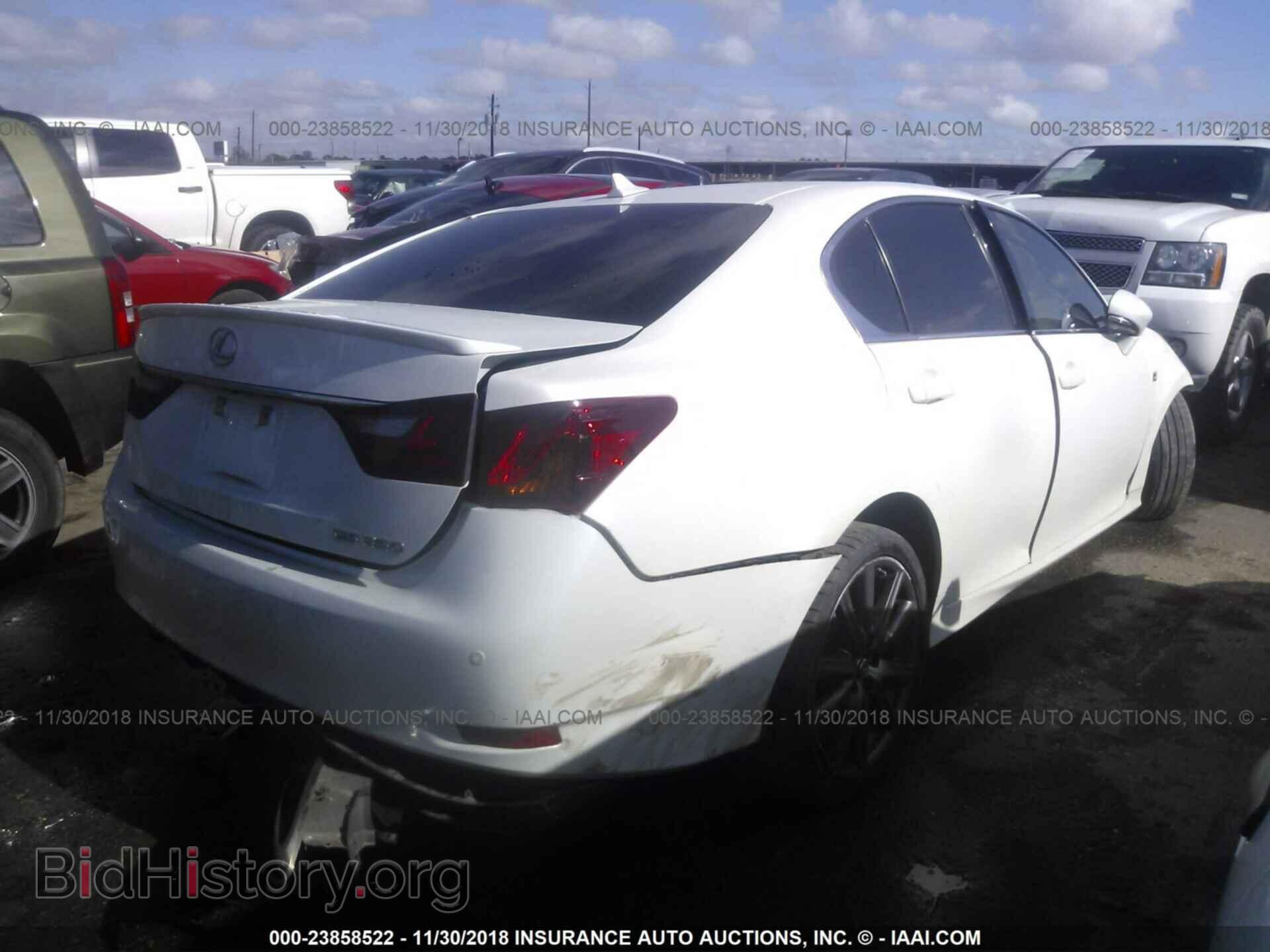2013 LEXUS GS - VIN: JTHBE1BLXD5026376 - Фото 4