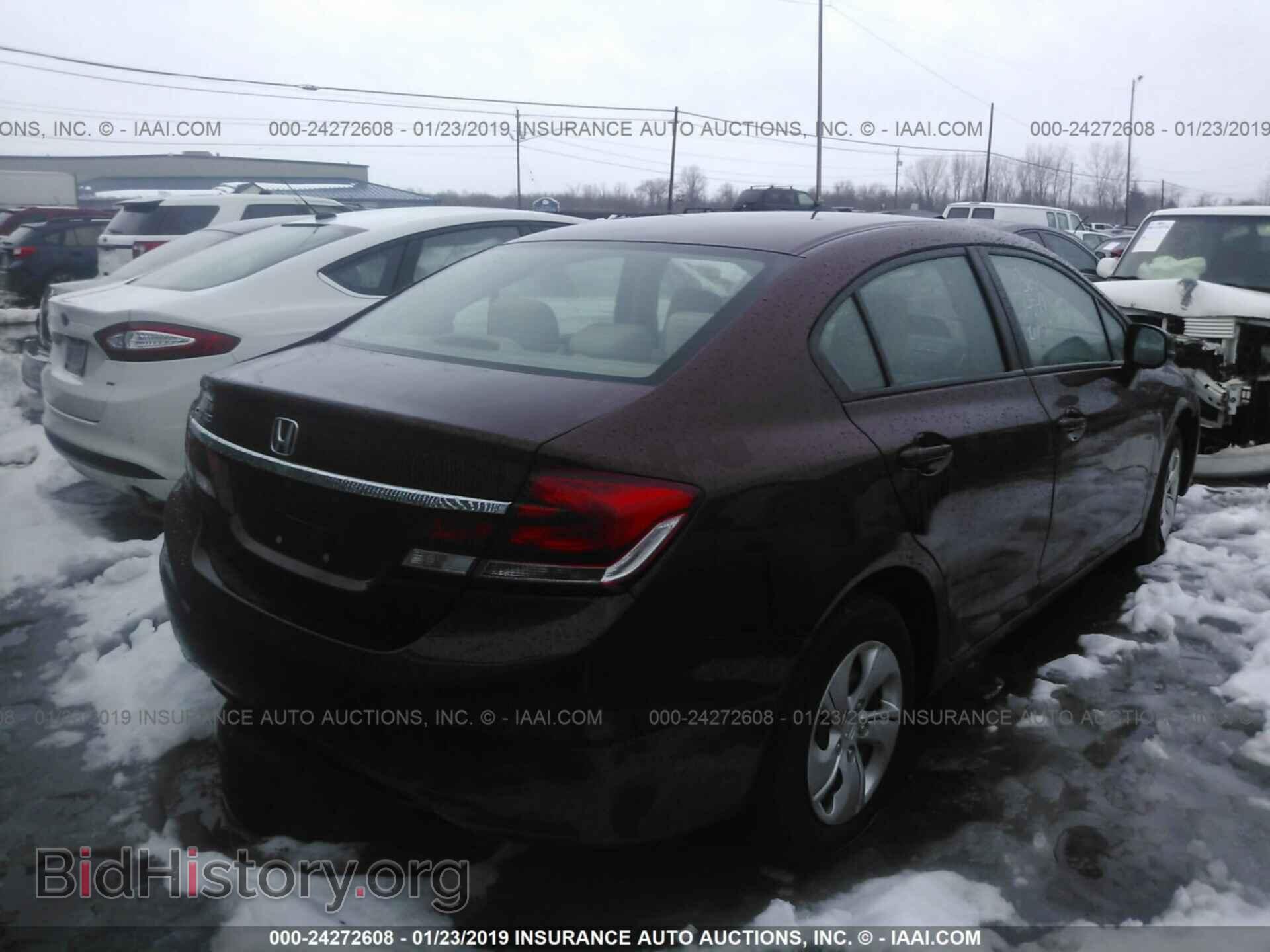 2013 HONDA CIVIC - VIN: 19XFB2F57DE025090 - Фото 4