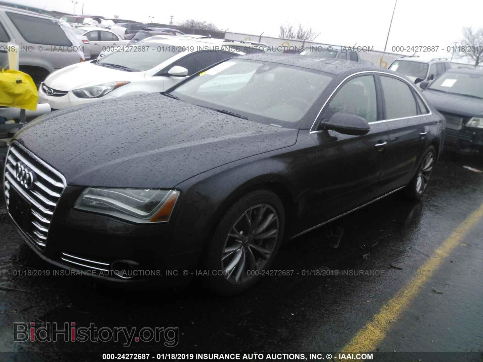 2011 AUDI A8 - VIN: WAURVAFD6BN010639 - Фото 2