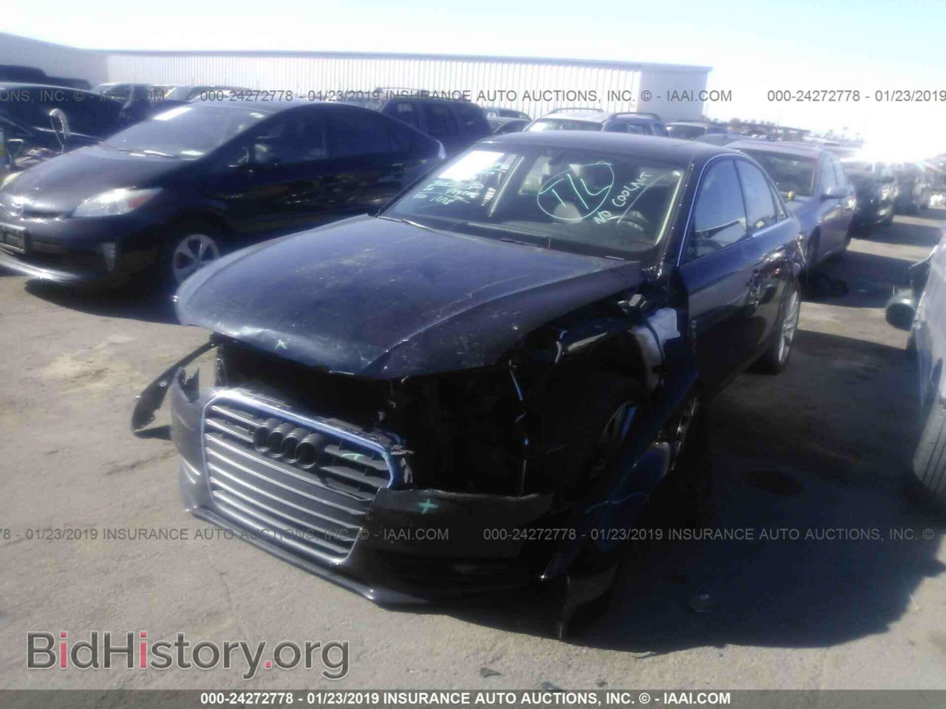 2013 AUDI A4 - VIN: WAUEFAFL3DN019224 - Фото 2