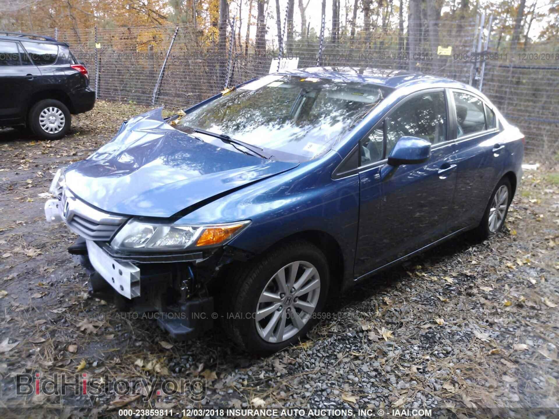 2012 HONDA CIVIC - VIN: 19XFB2F80CE052267 - Фото 2