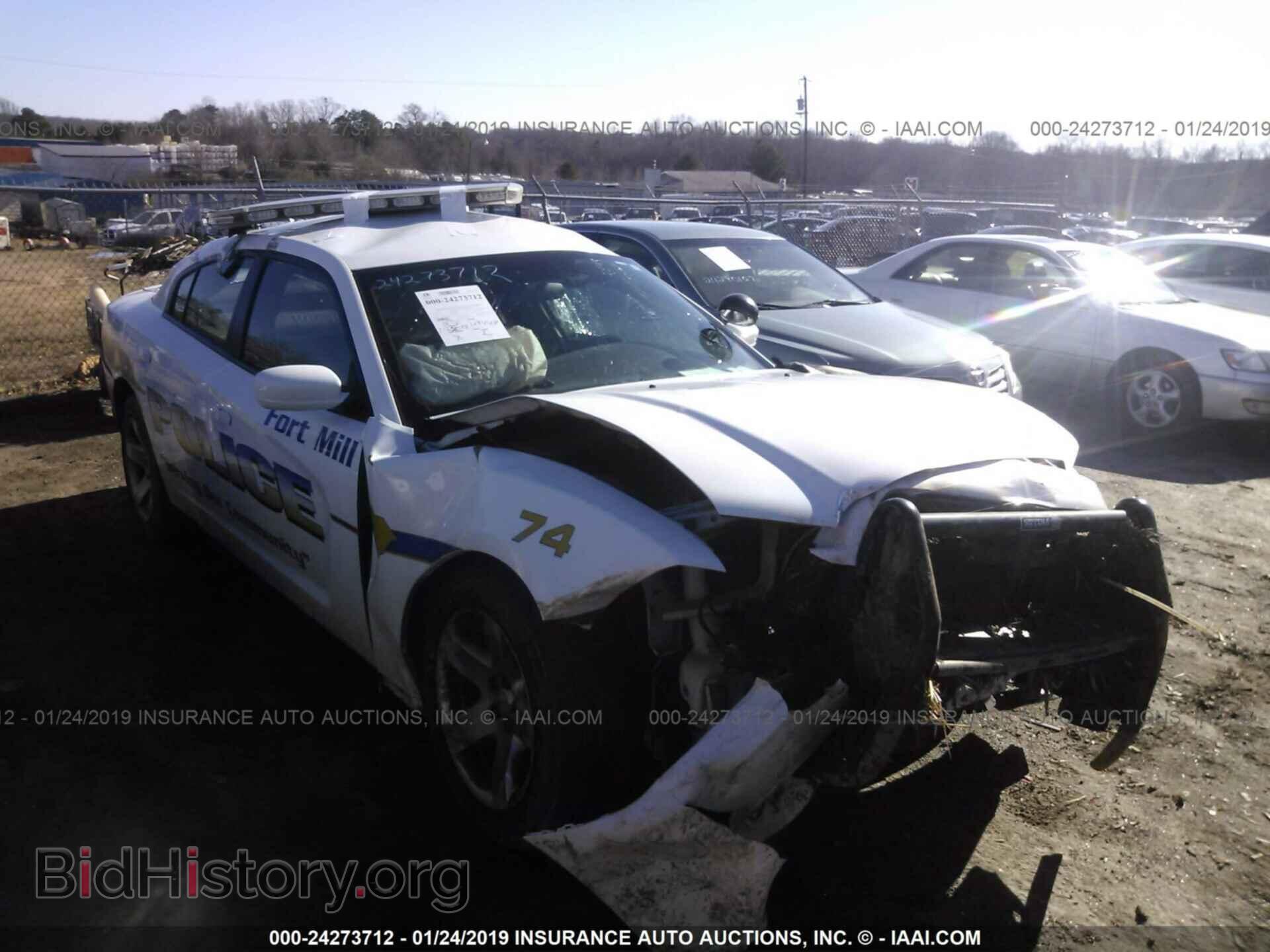 Photo 2C3CDXAT7CH190810 - DODGE CHARGER 2012