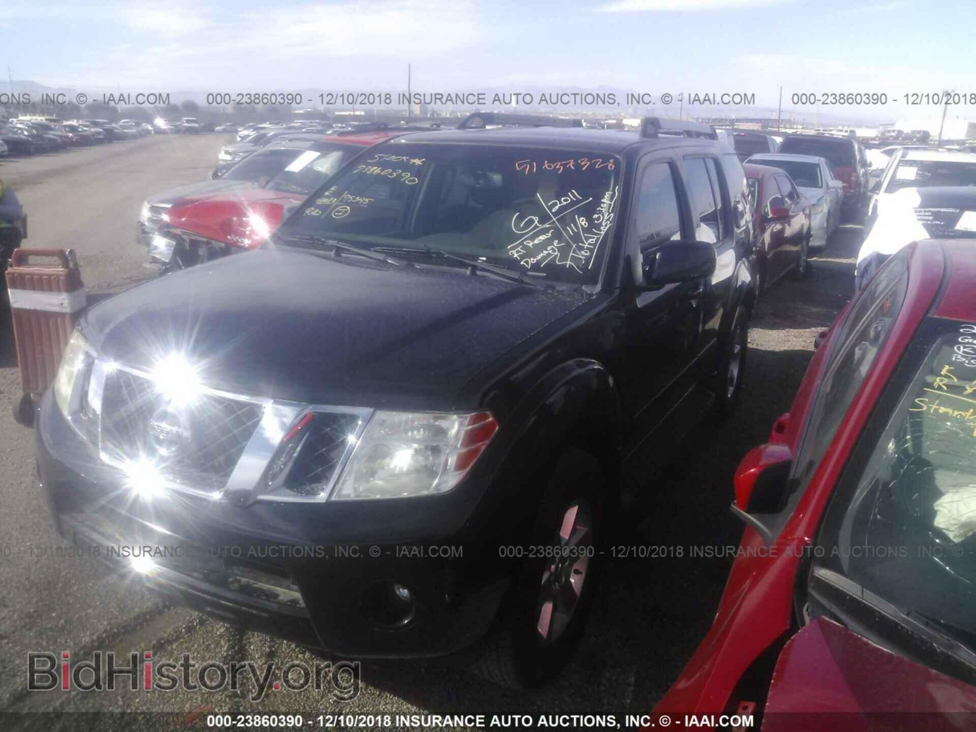 2011 NISSAN PATHFINDER - VIN: 5N1AR1NN2BC627056 - Фото 2
