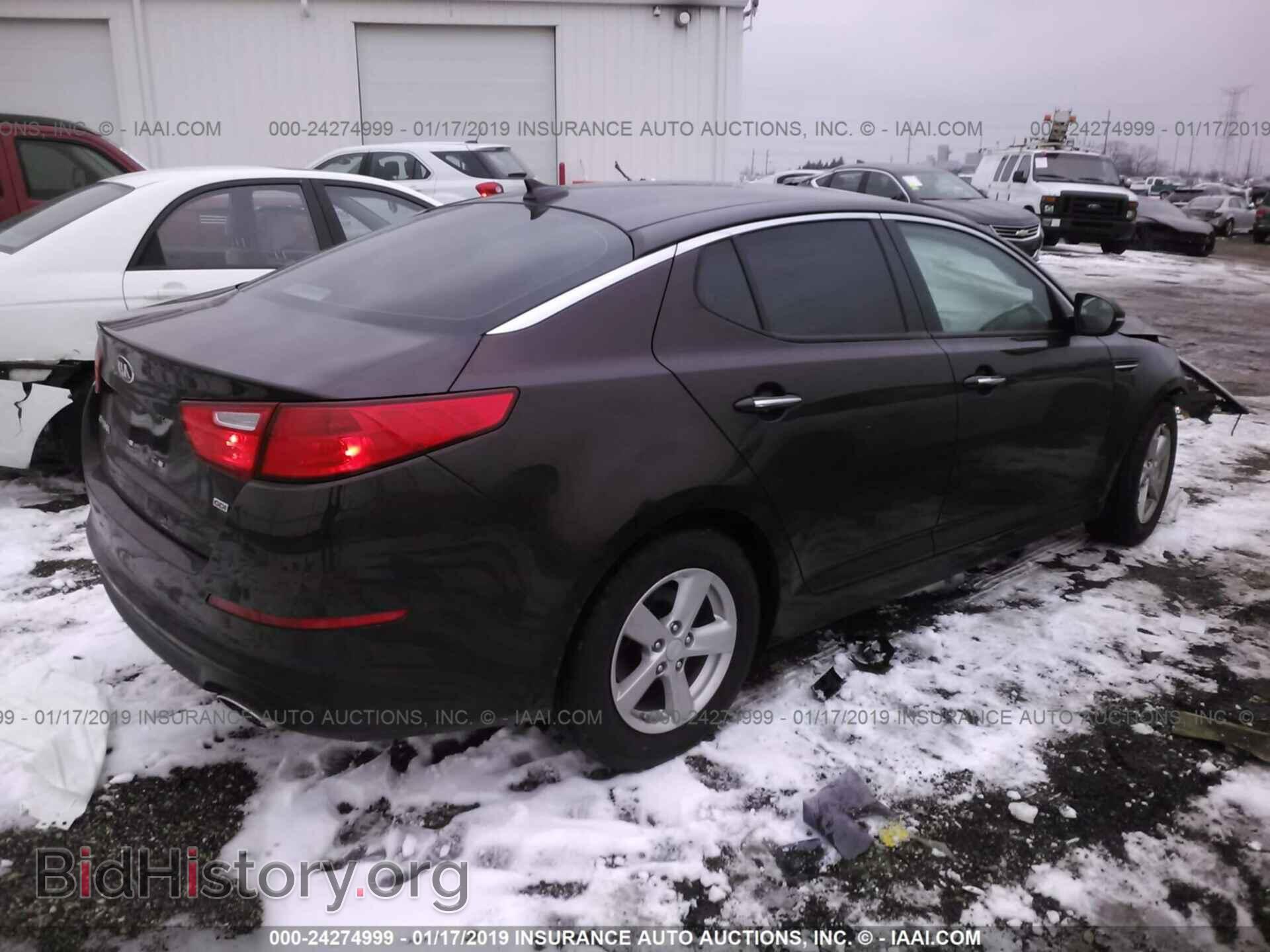2015 KIA OPTIMA - VIN: 5XXGM4A79FG475191 - Photo 4