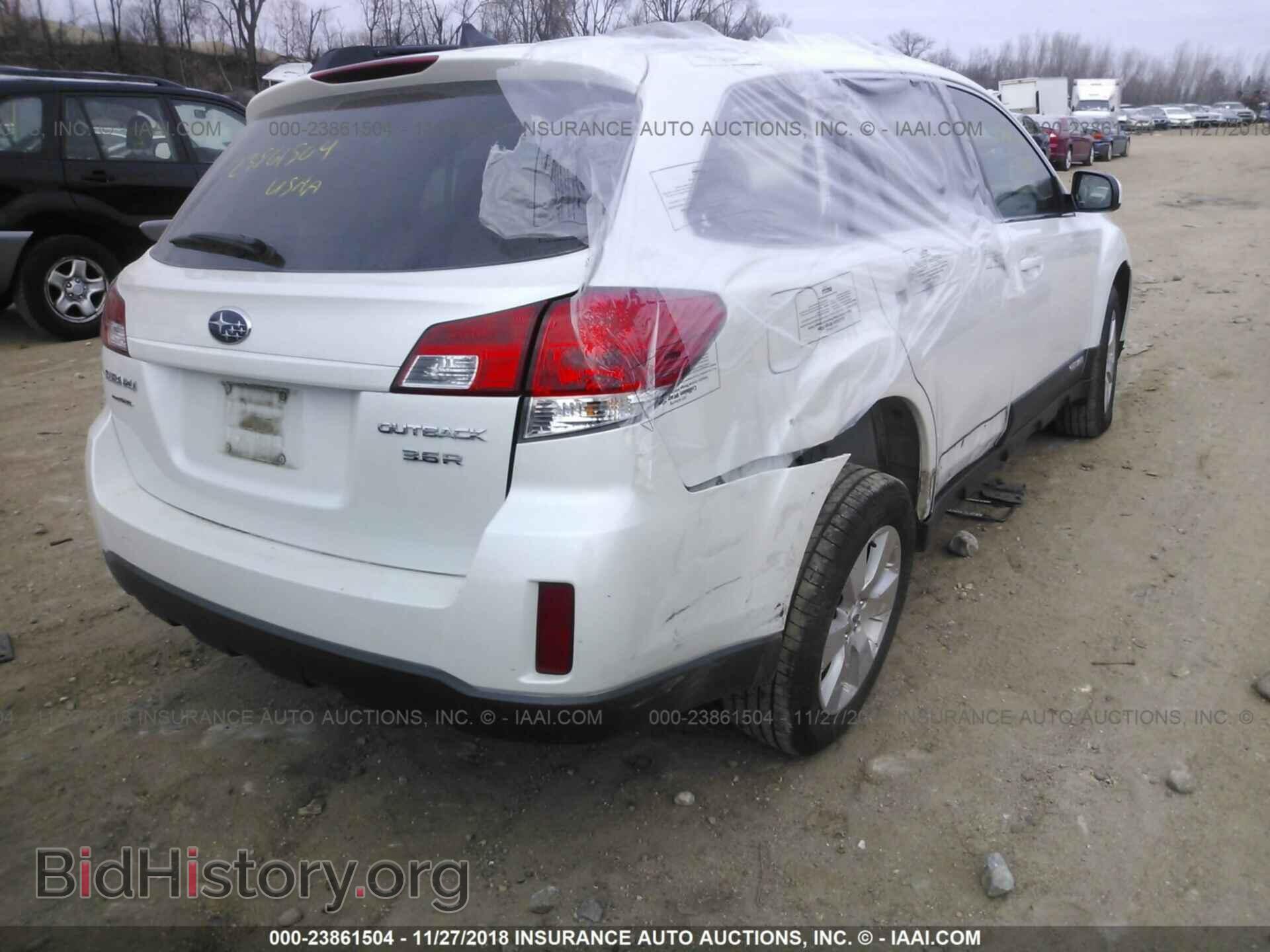 2011 SUBARU OUTBACK - VIN: 4S4BRDJC7B2442811 - Фото 4