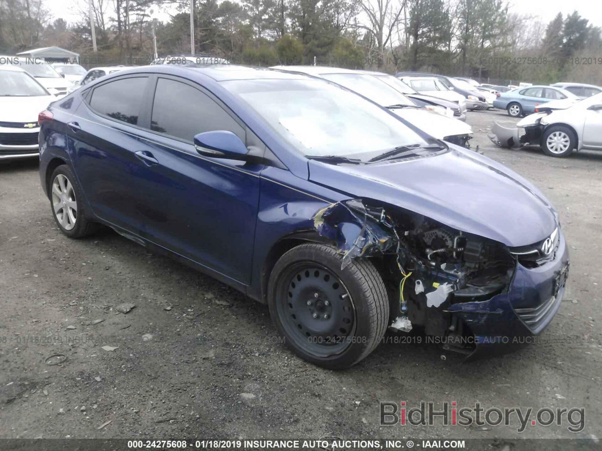 Photo KMHDH4AE4DU780526 - HYUNDAI ELANTRA 2013