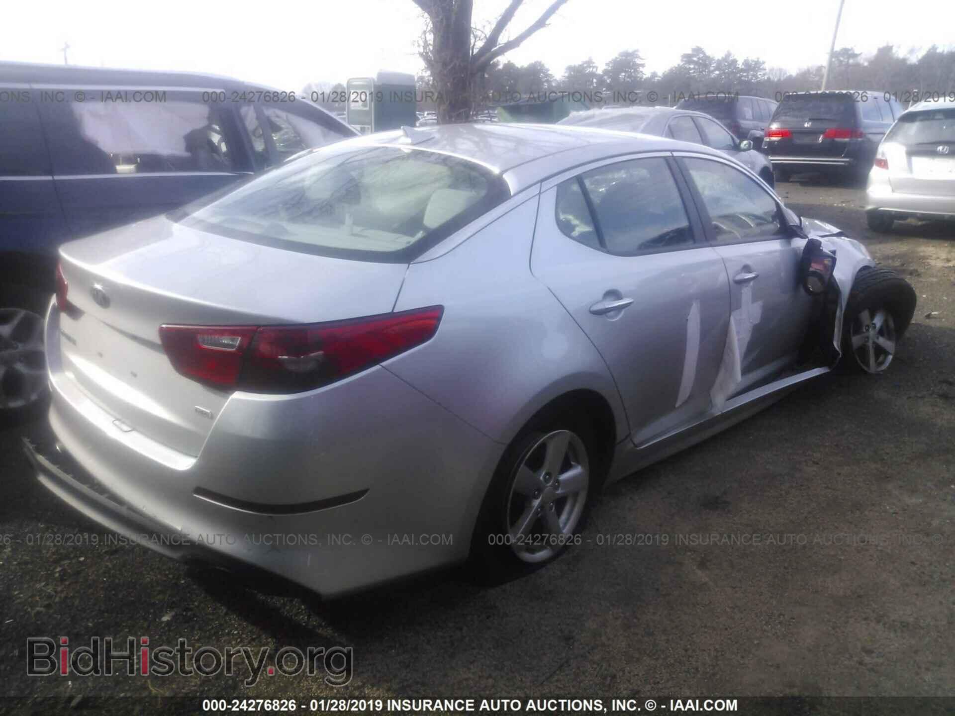 2014 KIA OPTIMA - VIN: KNAGM4A74E5464292 - Фото 4