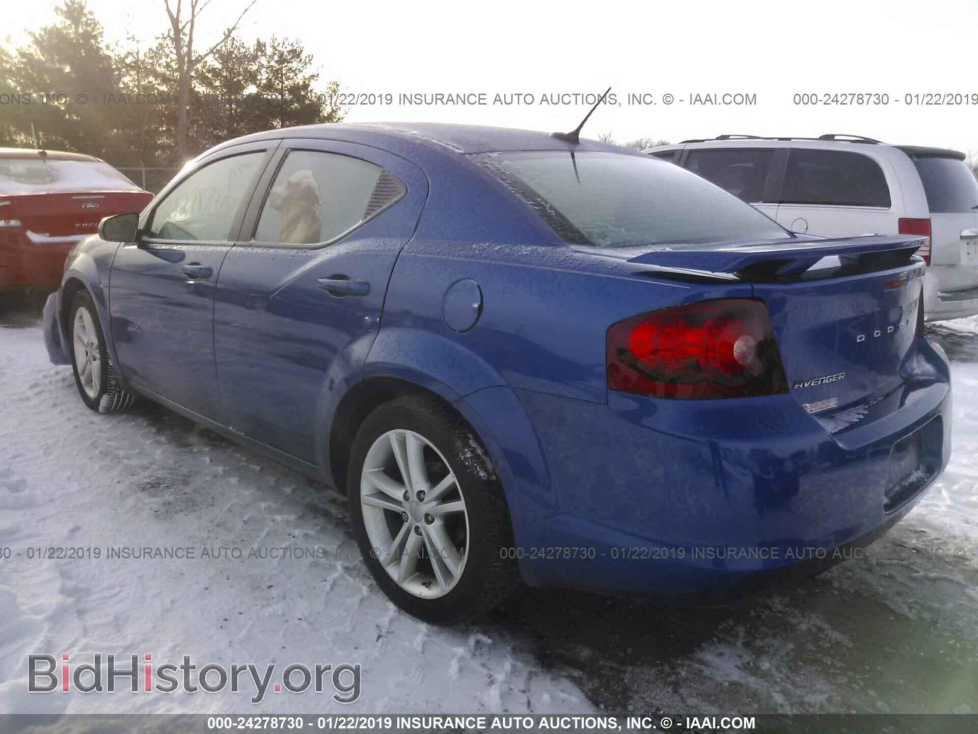 2012 DODGE AVENGER - VIN: 1C3CDZAG0CN314941 - Фото 3